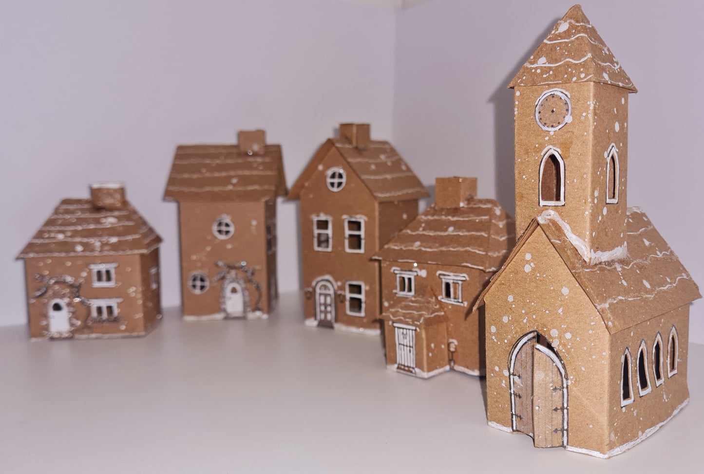 Build your own 3D Village- Kraft Card