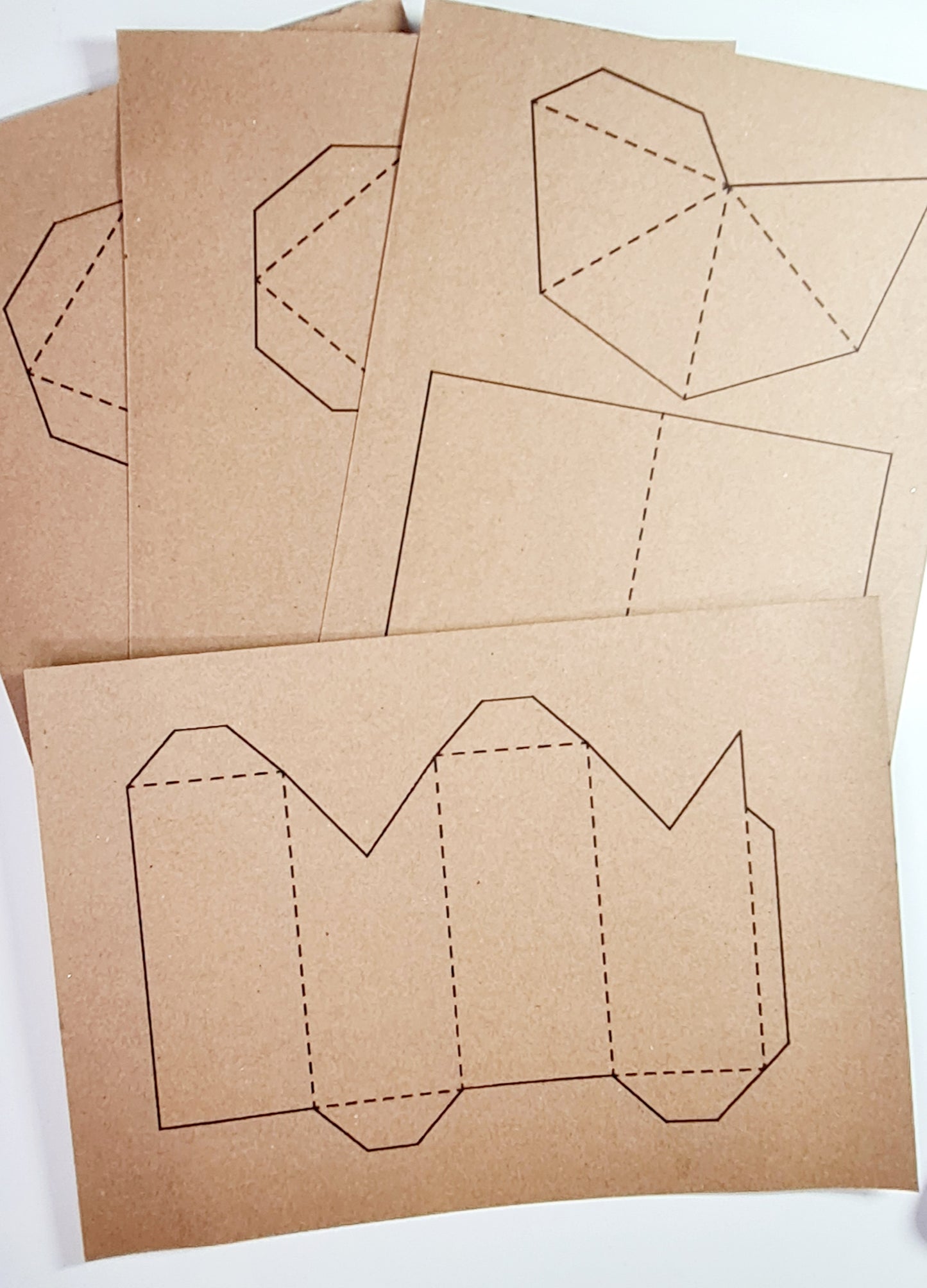 Make your Own Kraft Card Church
