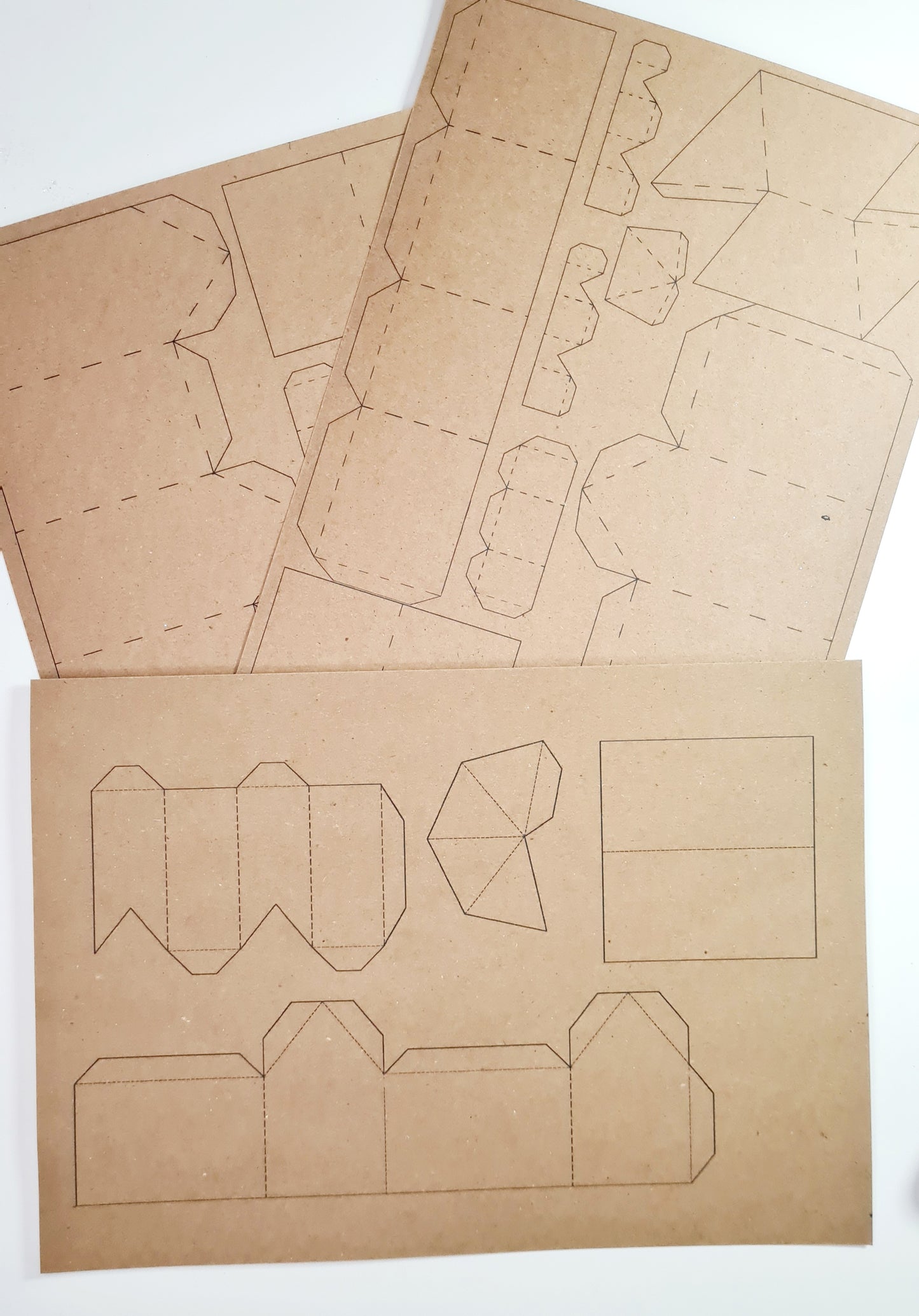 Build your own 3D Village- Kraft Card