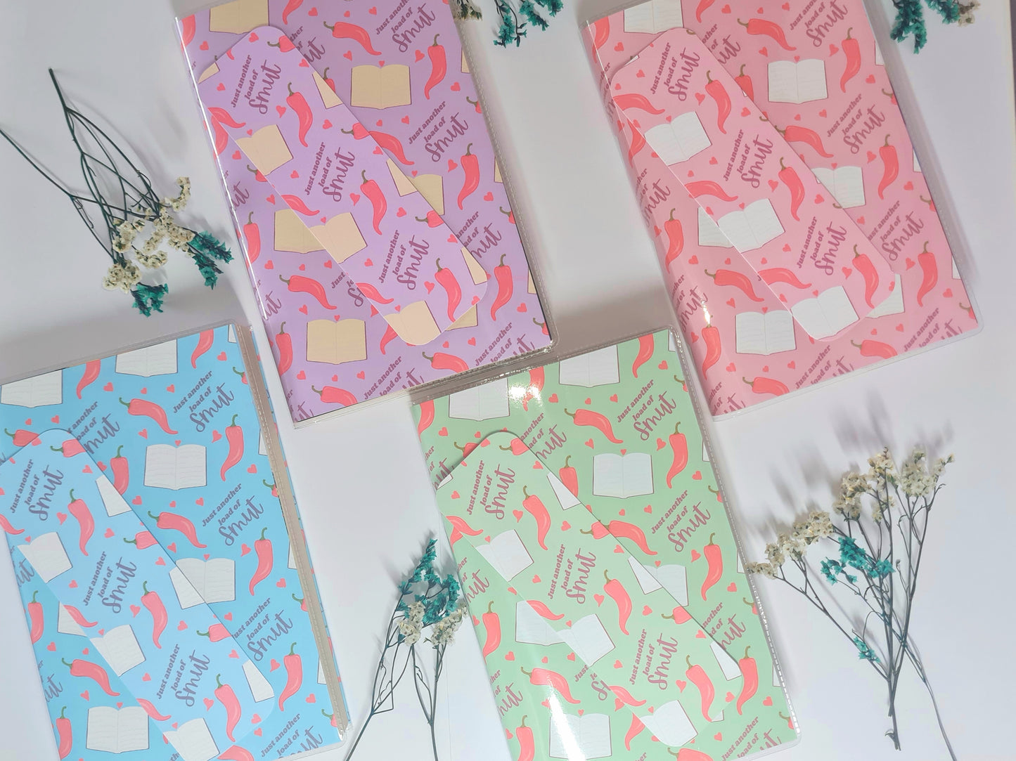 Printable Smut Protective Book Cover Sheets in 4 Colours
