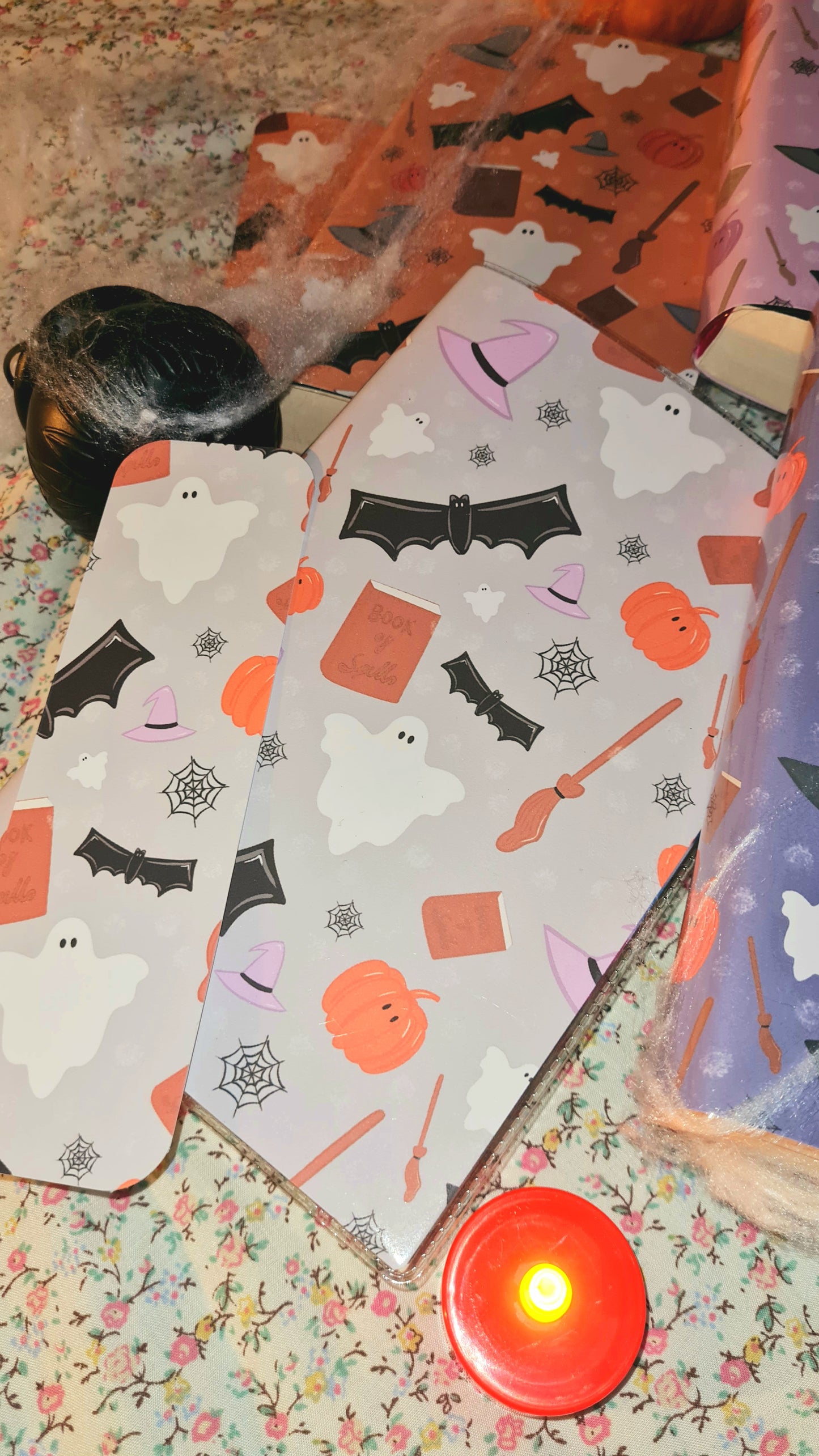 Halloween/Spooky Protective Interchangeable Book Covers.