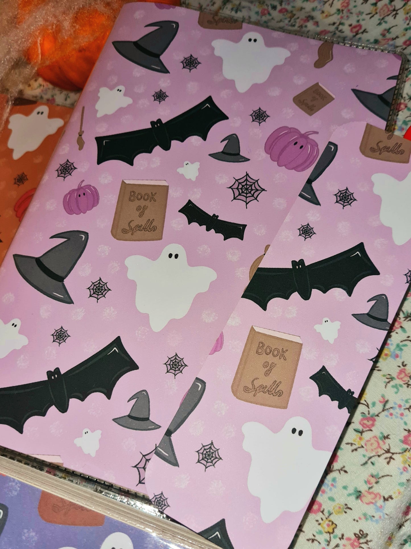 Halloween/Spooky Protective Interchangeable Book Covers.