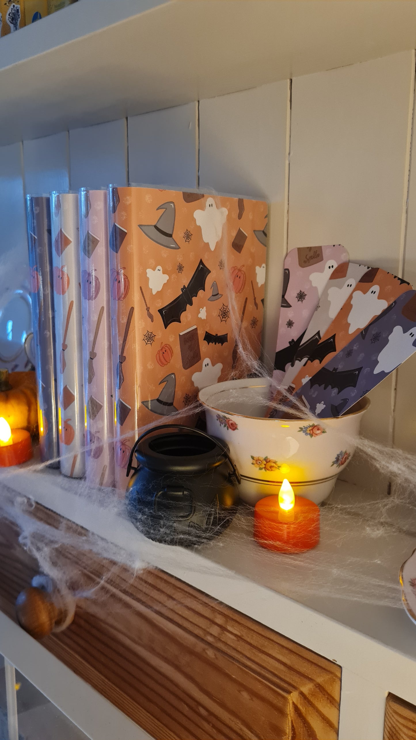 Halloween/Spooky Protective Interchangeable Book Covers.