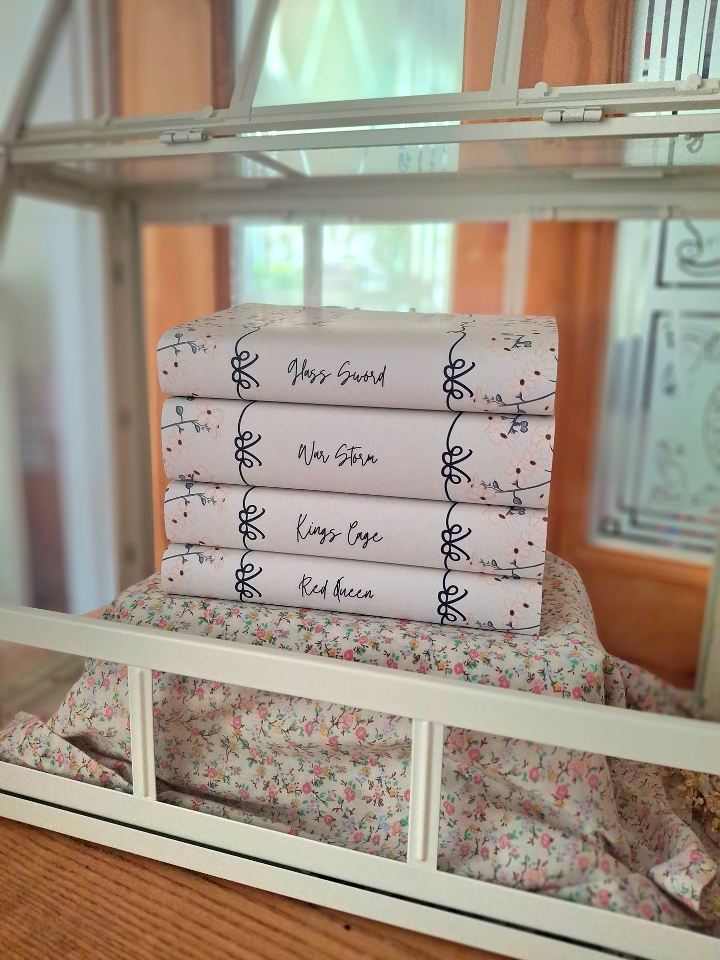 Custom Tall Flower Dust Jackets, you choose your Titles and Colours.