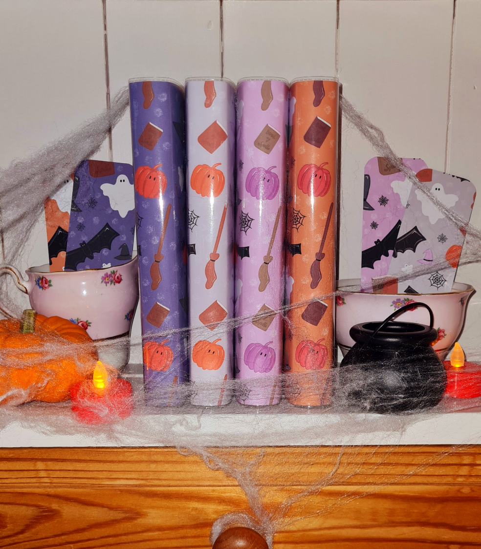 Halloween/Spooky Protective Interchangeable Book Covers.