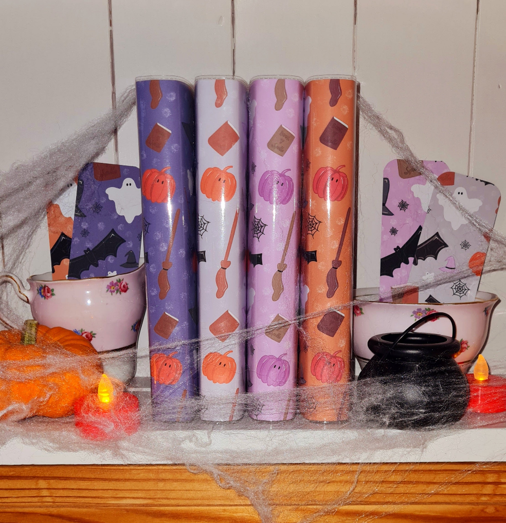 Halloween/Spooky Protective Interchangeable Book Covers.