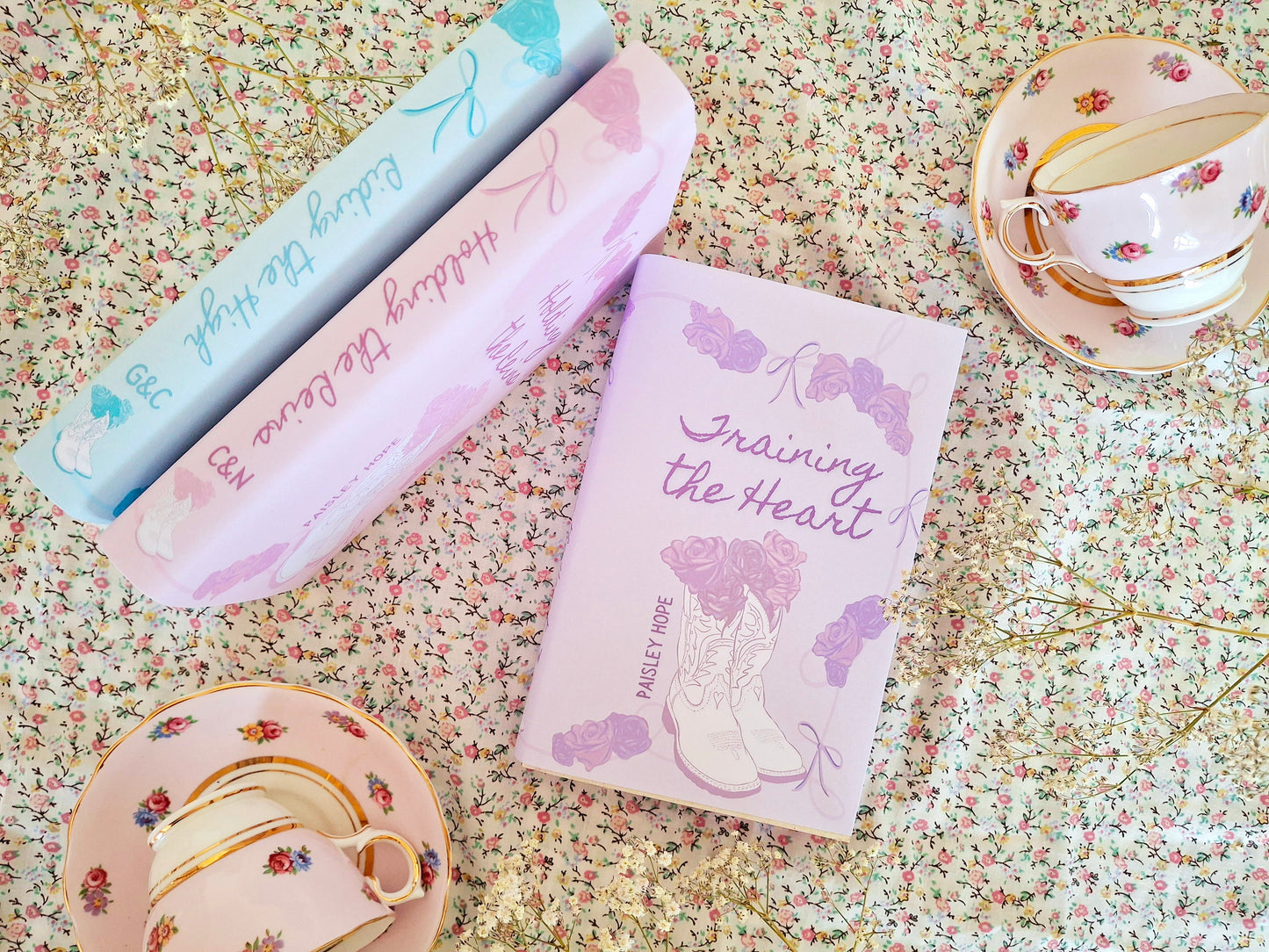 Custom Cowboy Flower Dust Jackets, you choose your Titles and Colours.