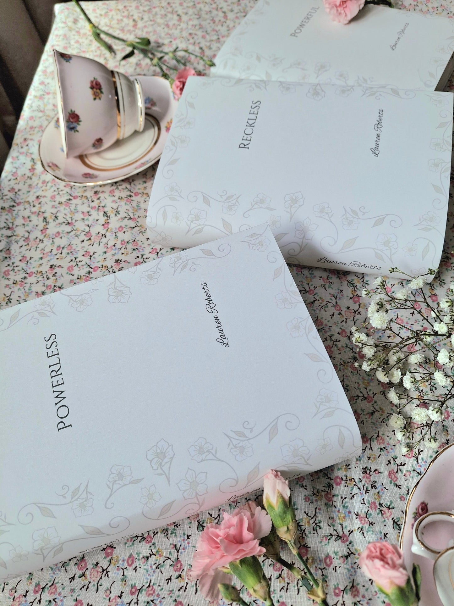 Custom Ivory Simple Elegant Dust Jackets, you choose your Titles and Colours.
