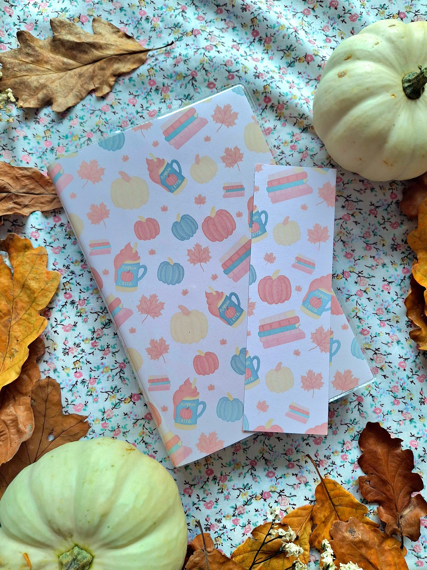 Pastel Autumn Protective Interchangeable Book Covers.