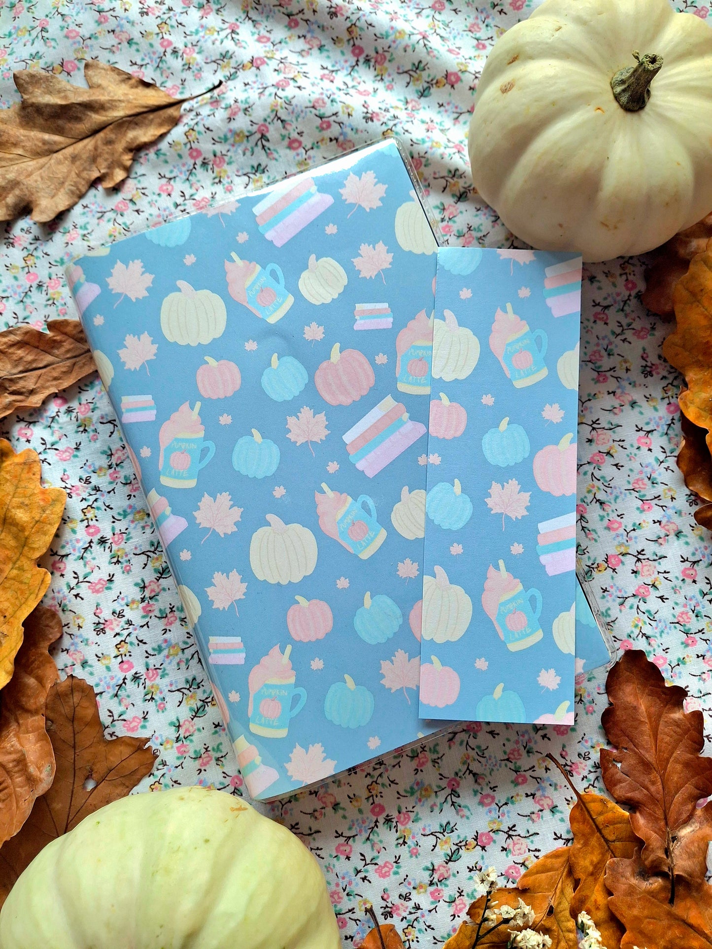 Pastel Autumn Protective Interchangeable Book Covers.