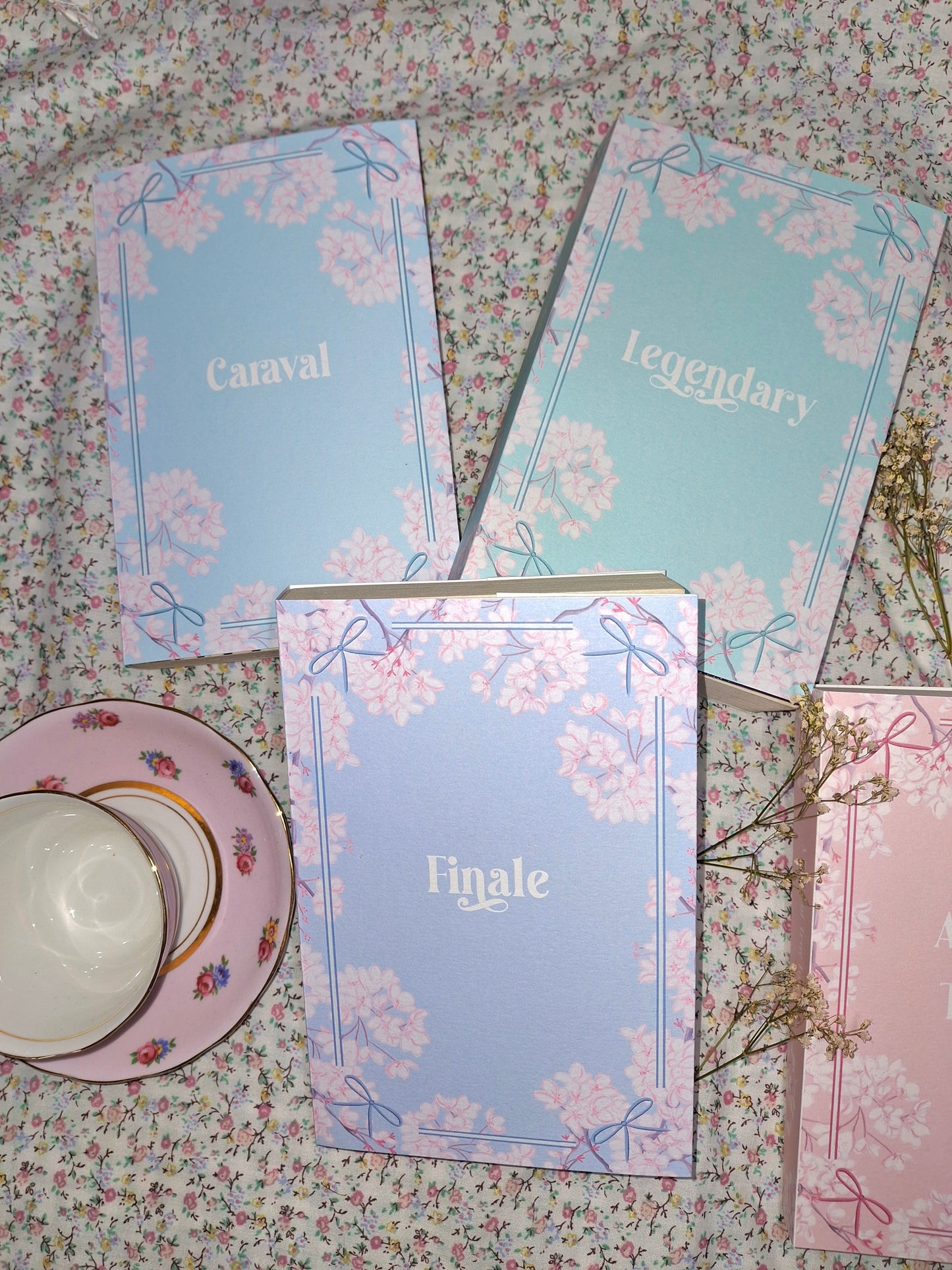 Caraval Dust Covers and Bookmarks