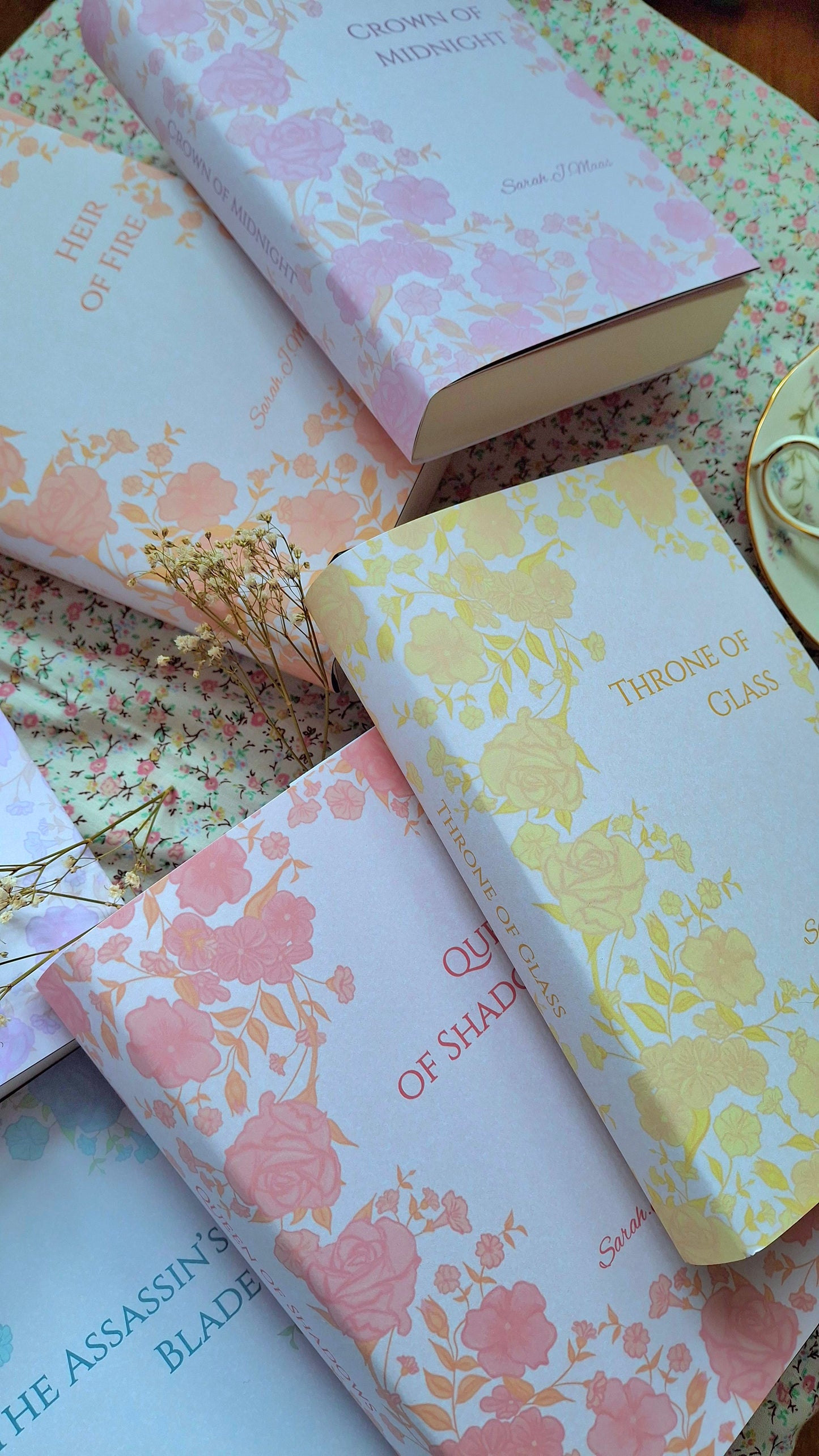 Digital Download. TOG Floral Dust Jackets. Print at Home.