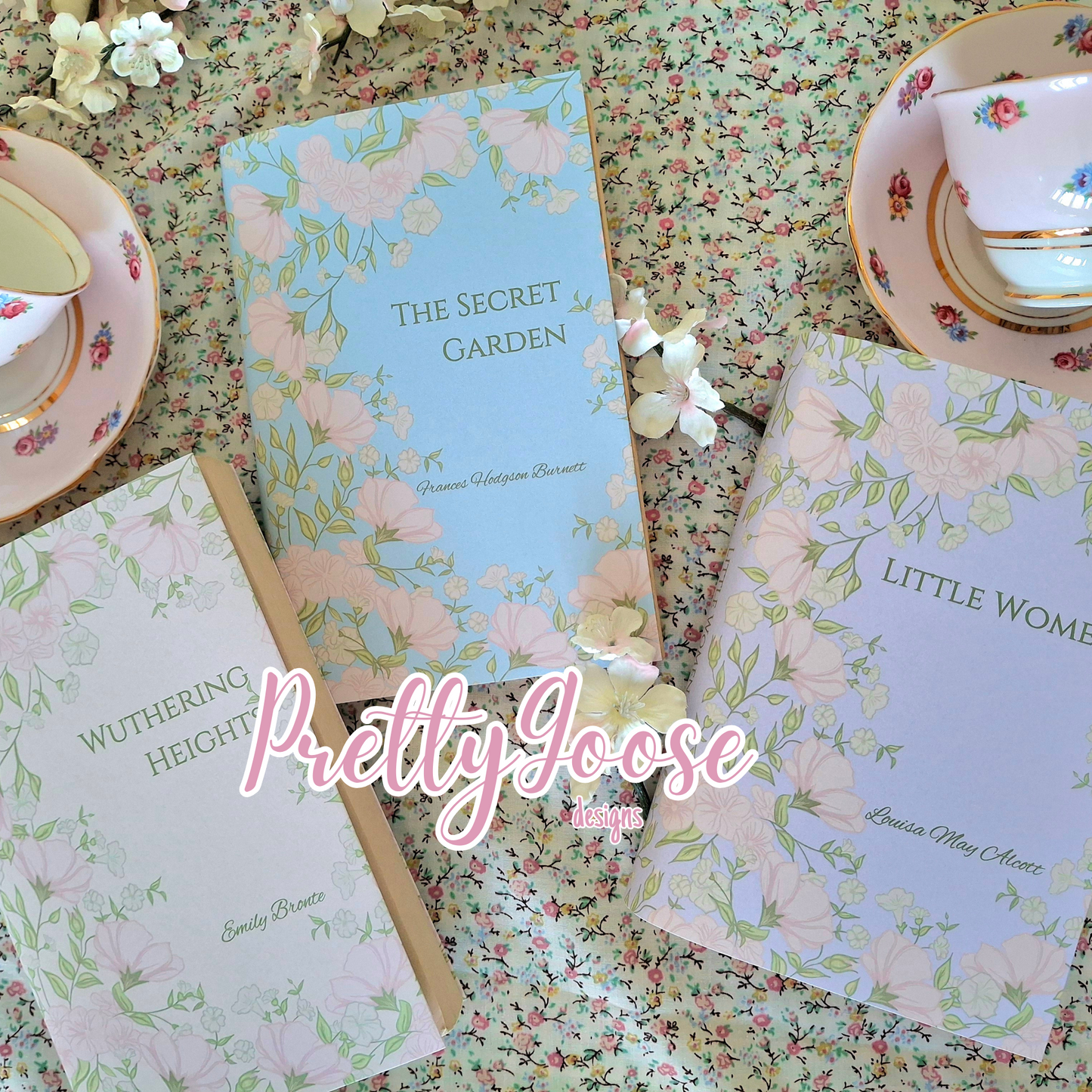 Digital Stunning Flower Decorative Dust Jackets. Editable in Canva. 10 colours
