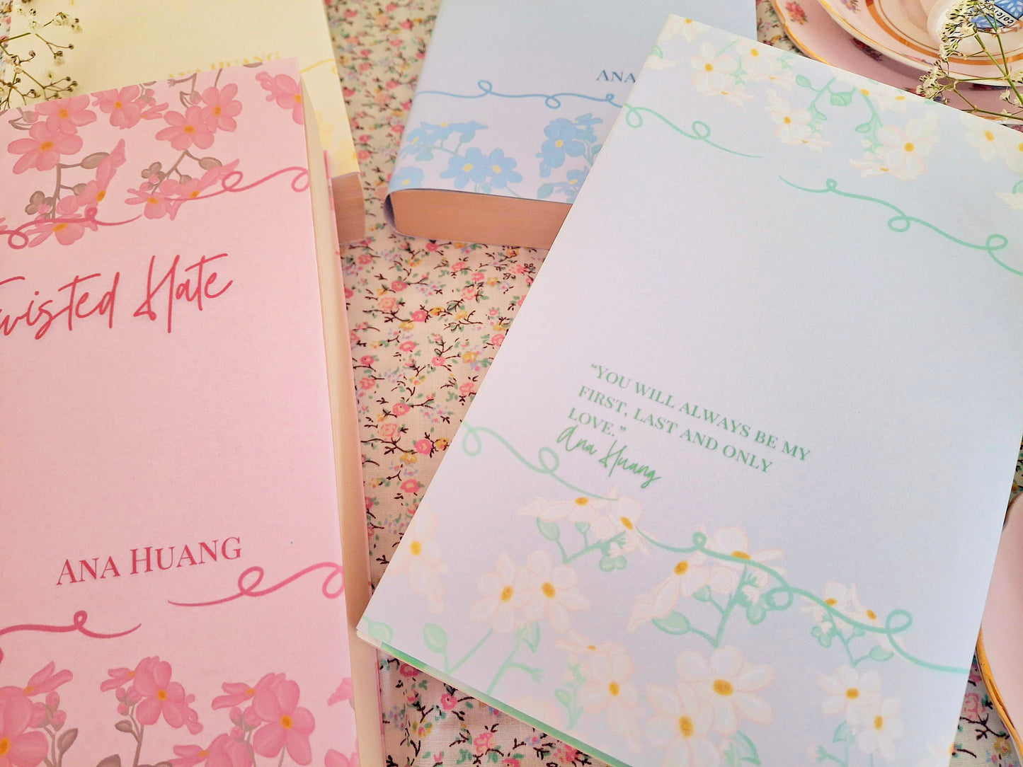 Custom Tall Flower Dust Jackets, you choose your Titles and Colours.