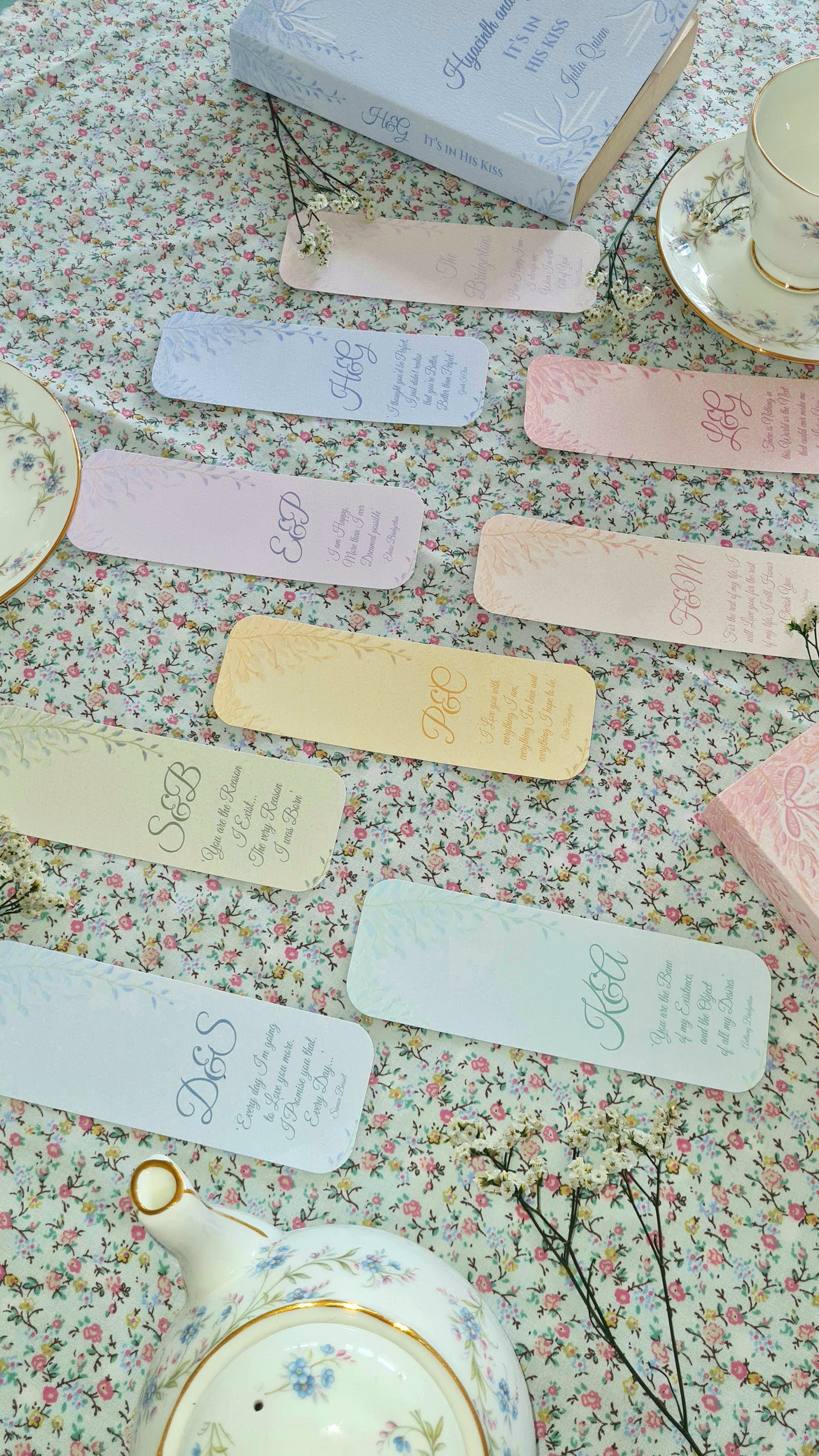Bridgerton Bookmarks