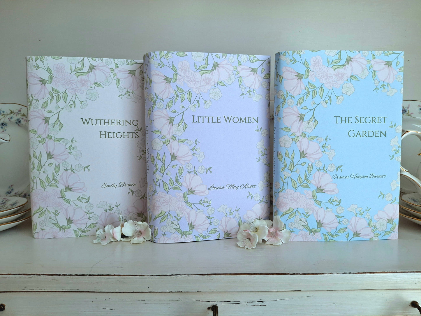 Digital Stunning Flower Decorative Dust Jackets. Editable in Canva. 10 colours