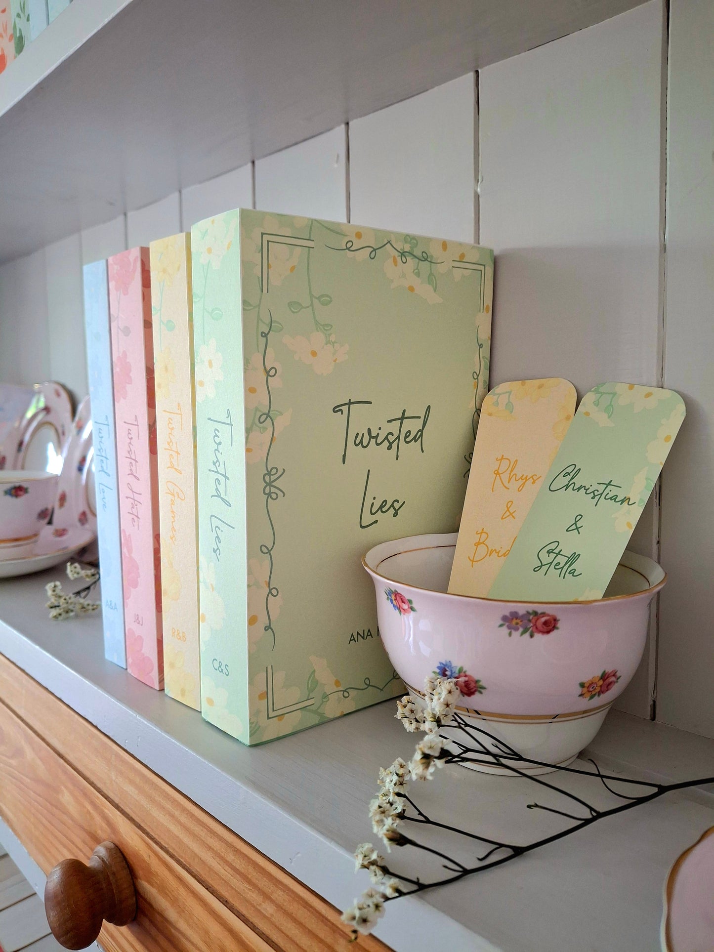 Twisted Romance Dust Covers and Bookmarks