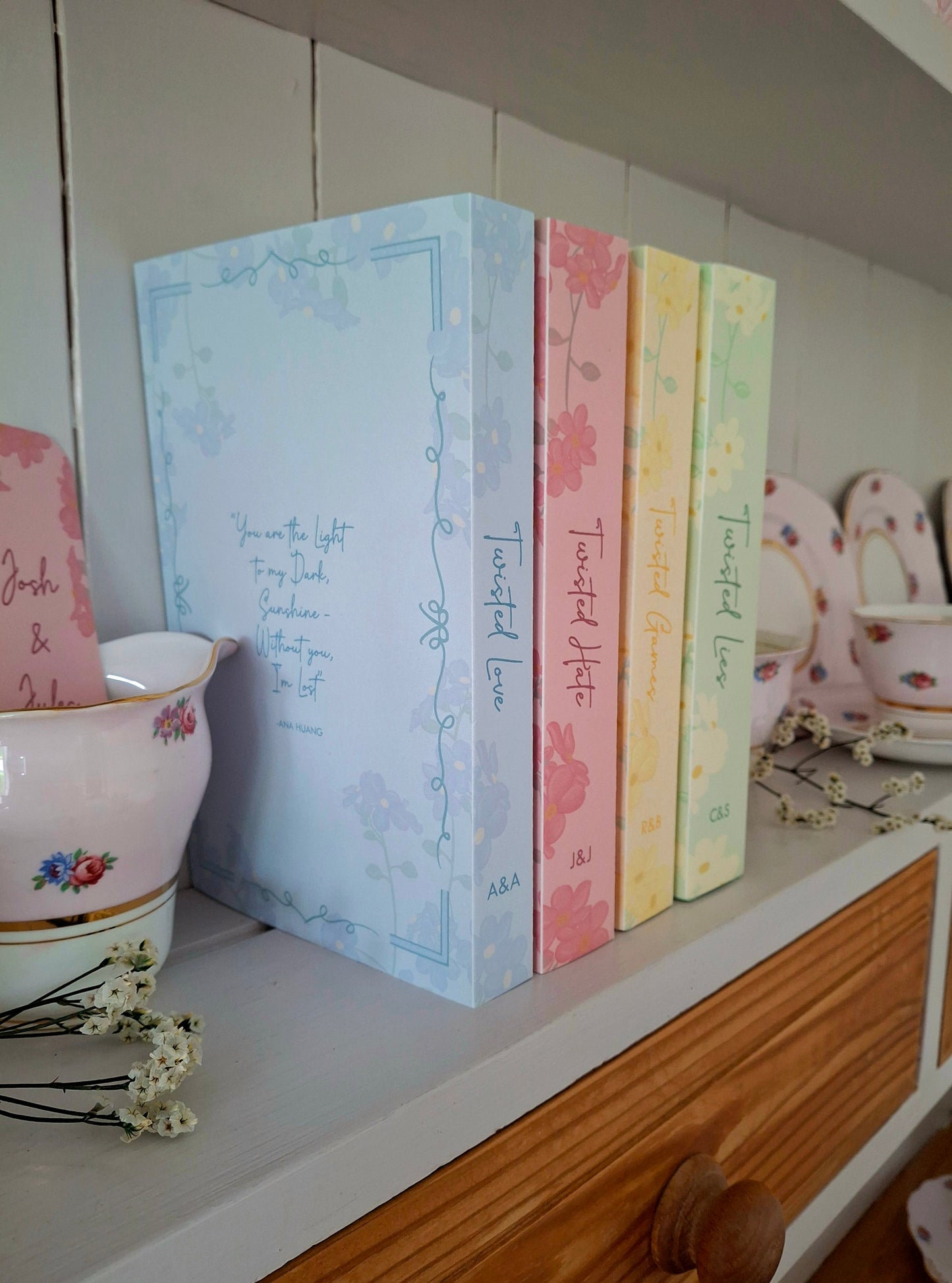 Twisted Romance Dust Covers and Bookmarks
