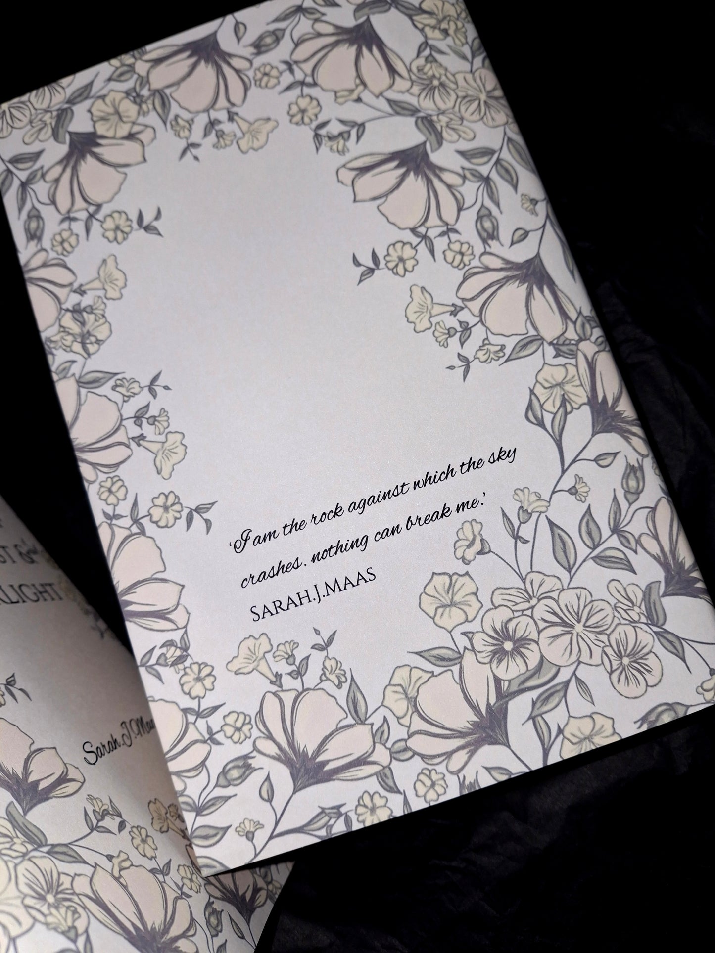 Custom Elegant Flower Dust Jackets, you choose your Titles and Colours.