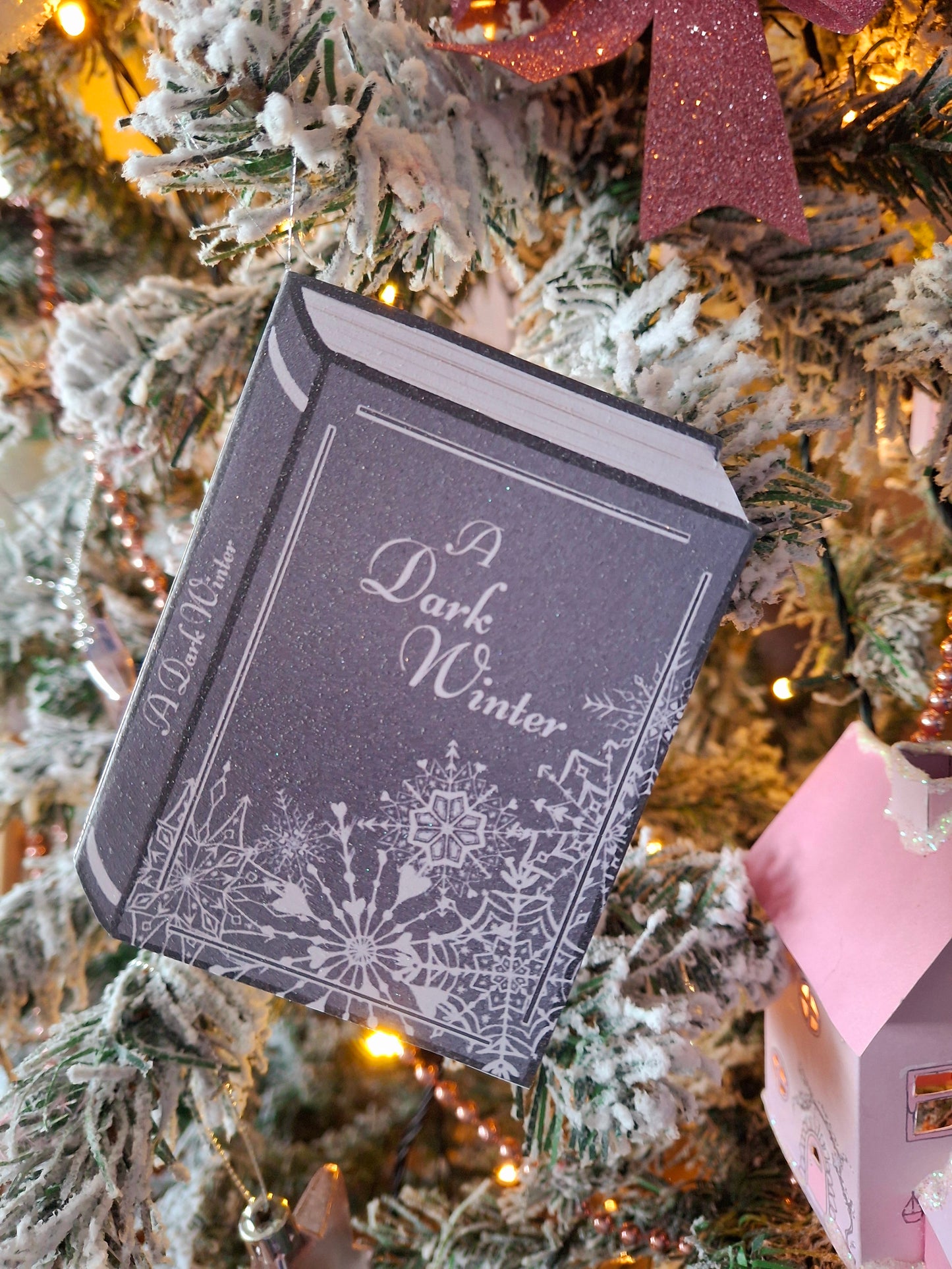 Mini Fantasy Christmas Book Decorations