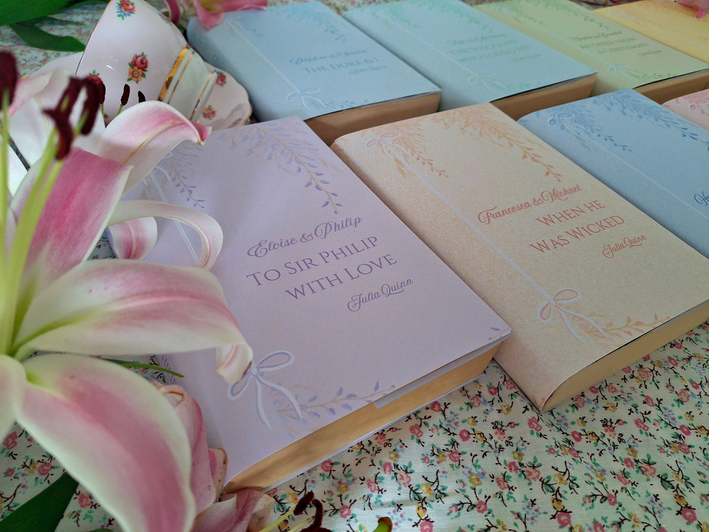 Bridgerton DIGITAL UNIVERSAL Book Dust Jackets