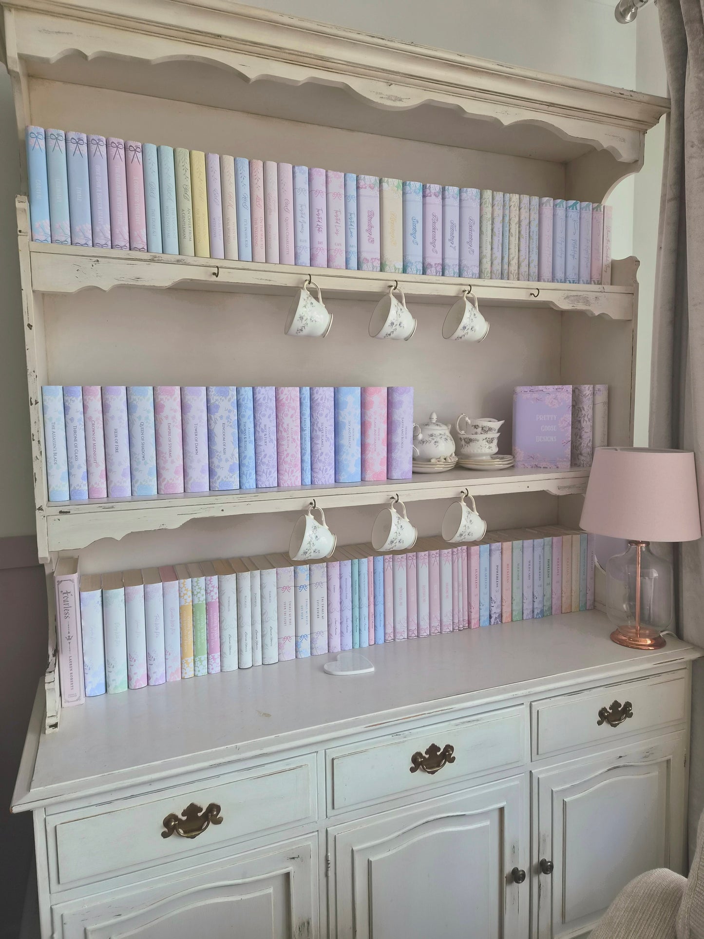 Personalised Bookshelf Decor Book Cover.