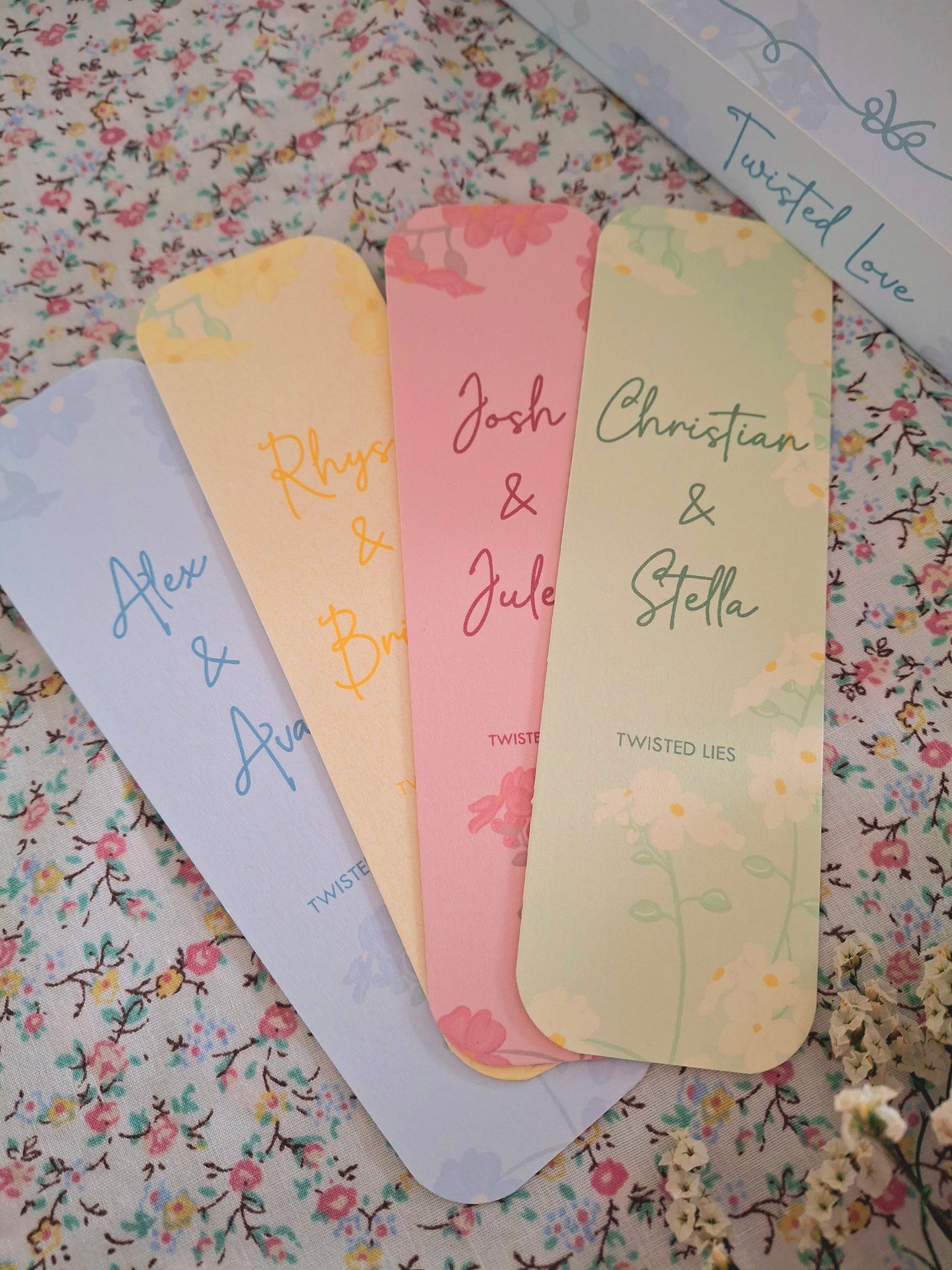 Twisted Romance Dust Covers and Bookmarks