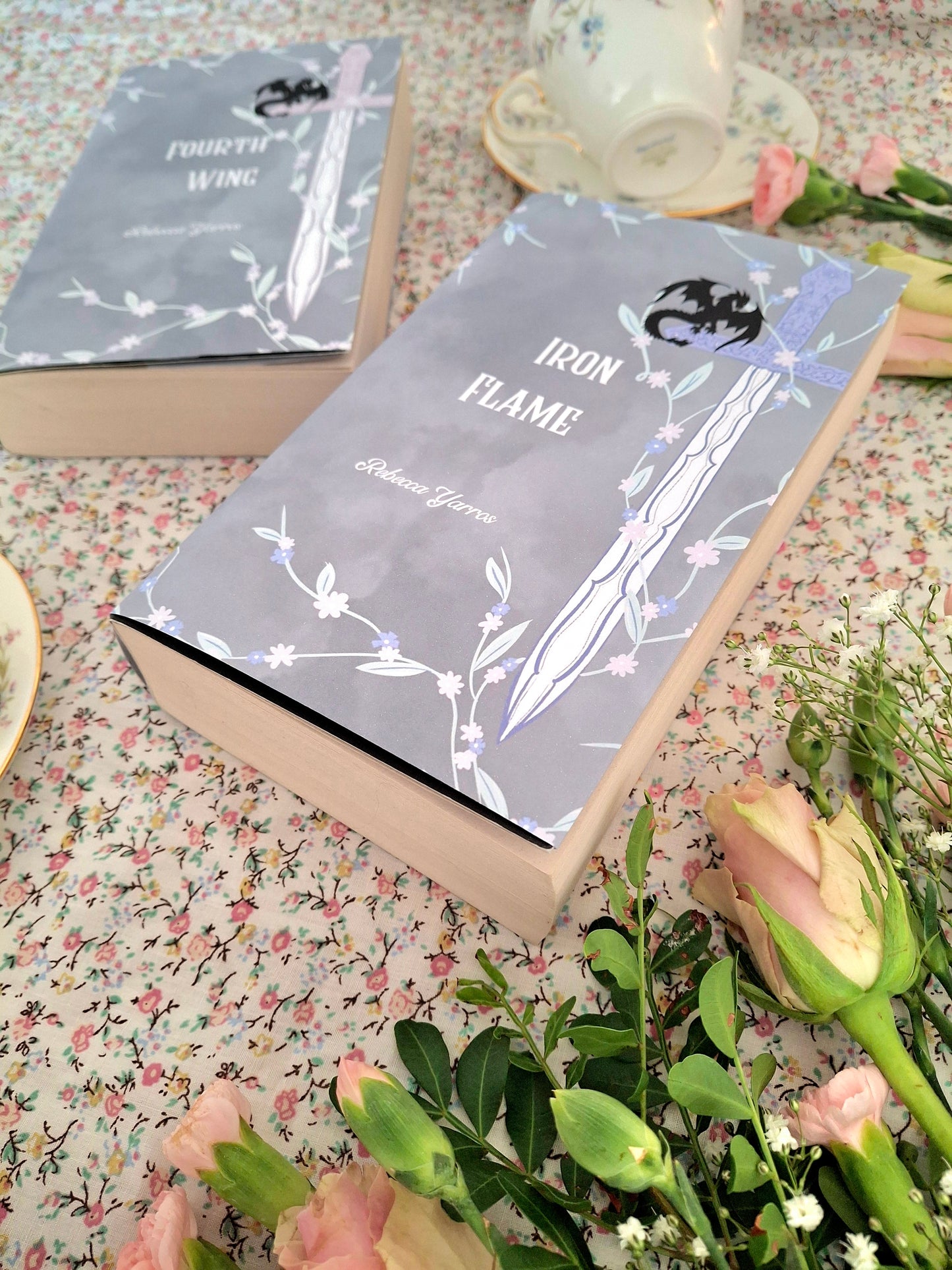 Custom Sword & Dragon Dust Jackets, you choose your Titles and Colours.