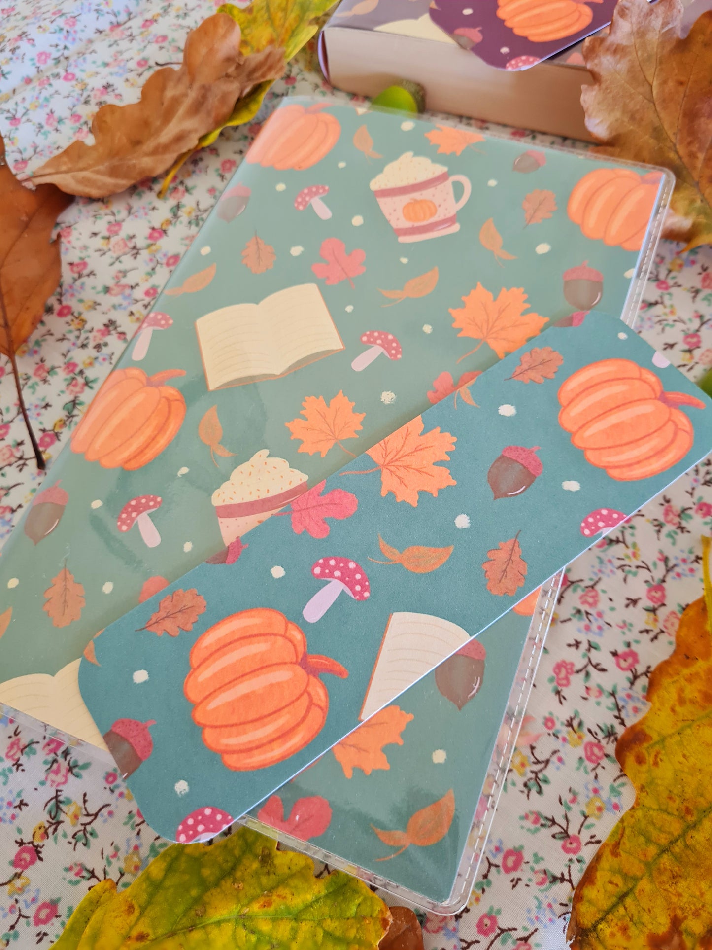 Autmnal/Fall Protective Interchangeable Book Covers.