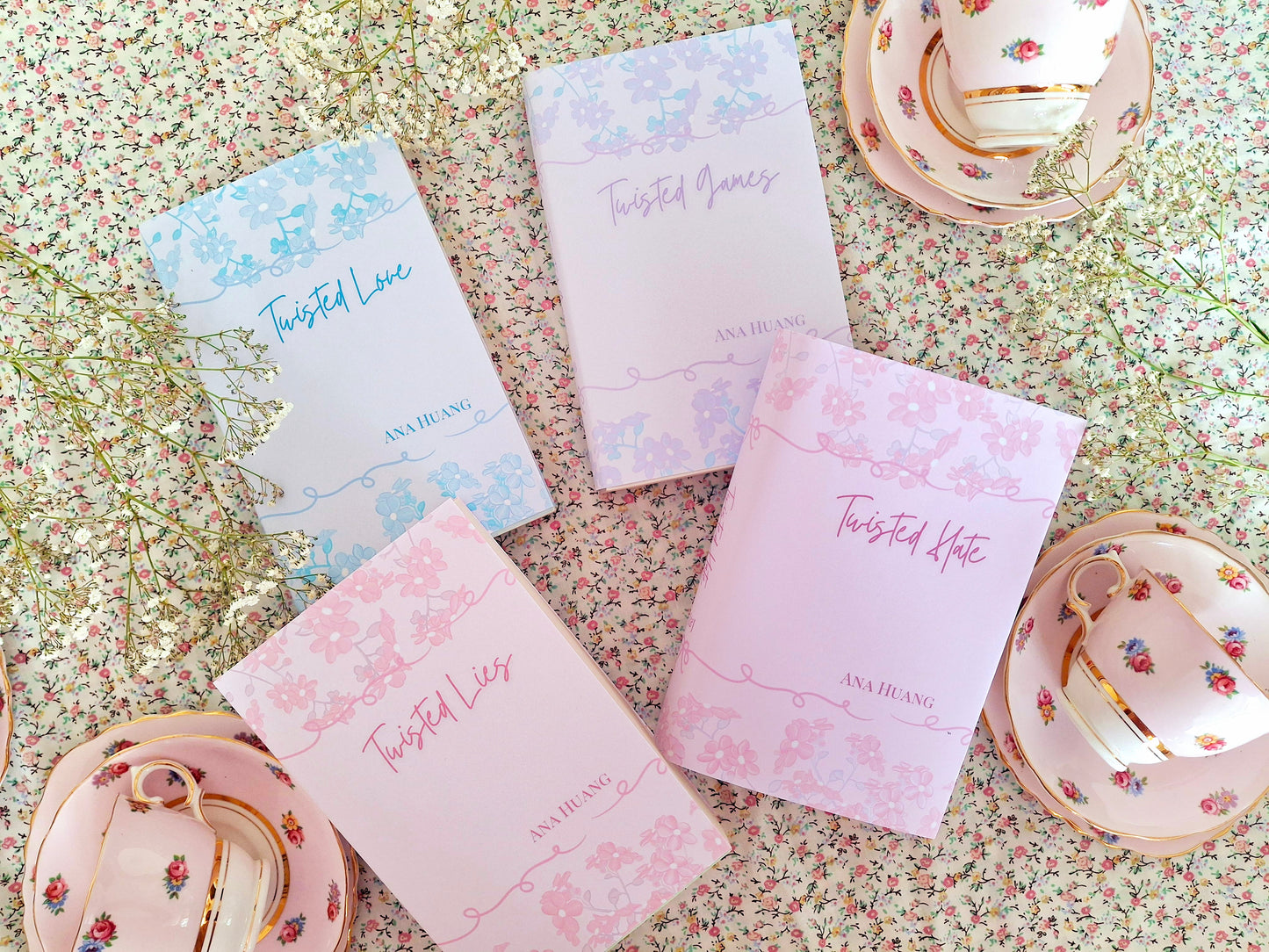 Custom Tall Flower Dust Jackets, you choose your Titles and Colours.