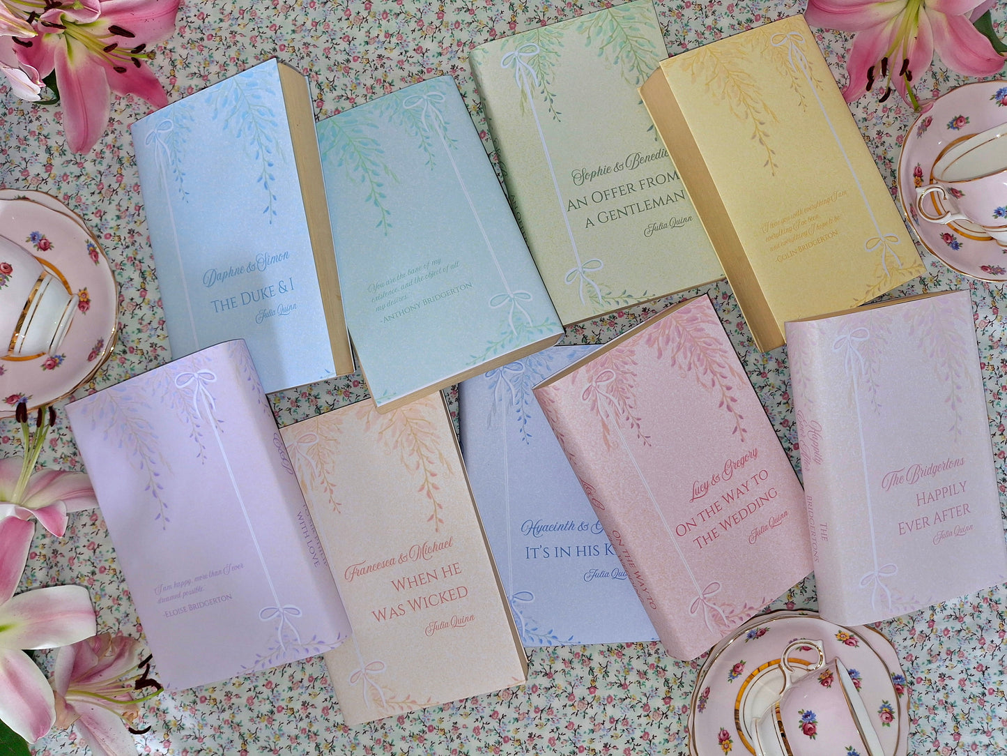 Bridgerton DIGITAL UNIVERSAL Book Dust Jackets