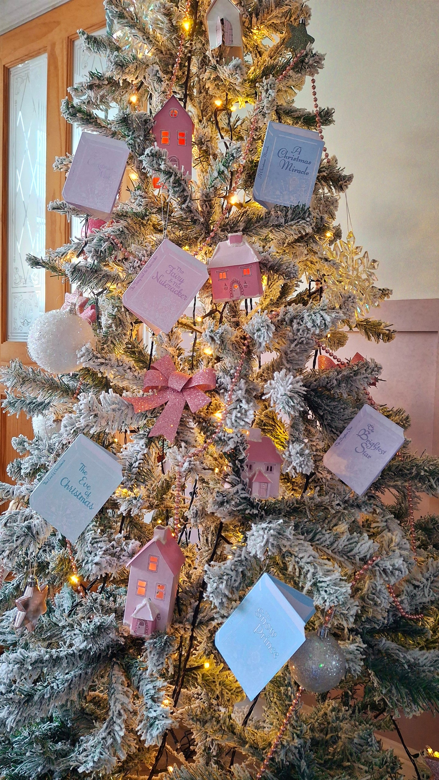 Mini Christmas Book Decorations