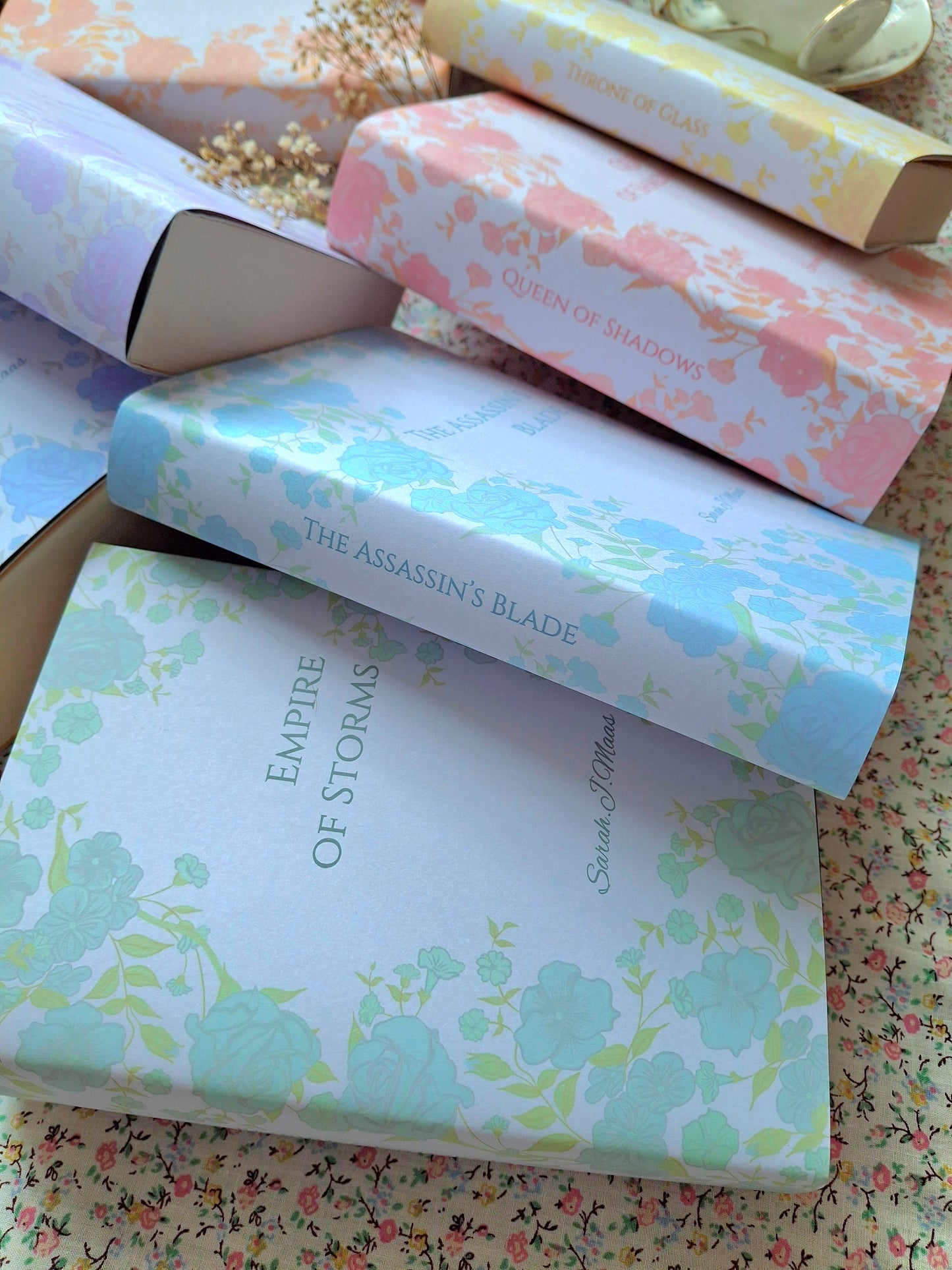 Digital Download. TOG Floral Dust Jackets. Print at Home.