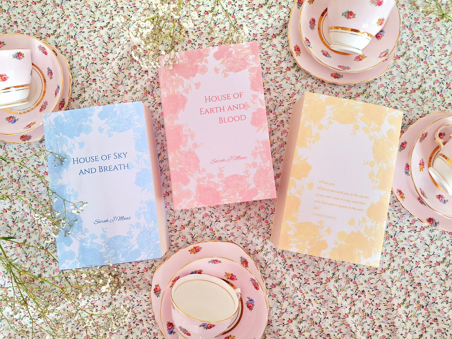Digital Download. Crescent City Floral Dust Jackets. Print at Home.