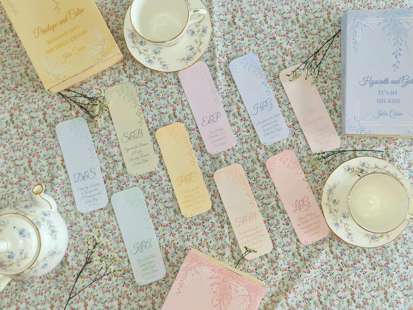 Bridgerton Bookmarks