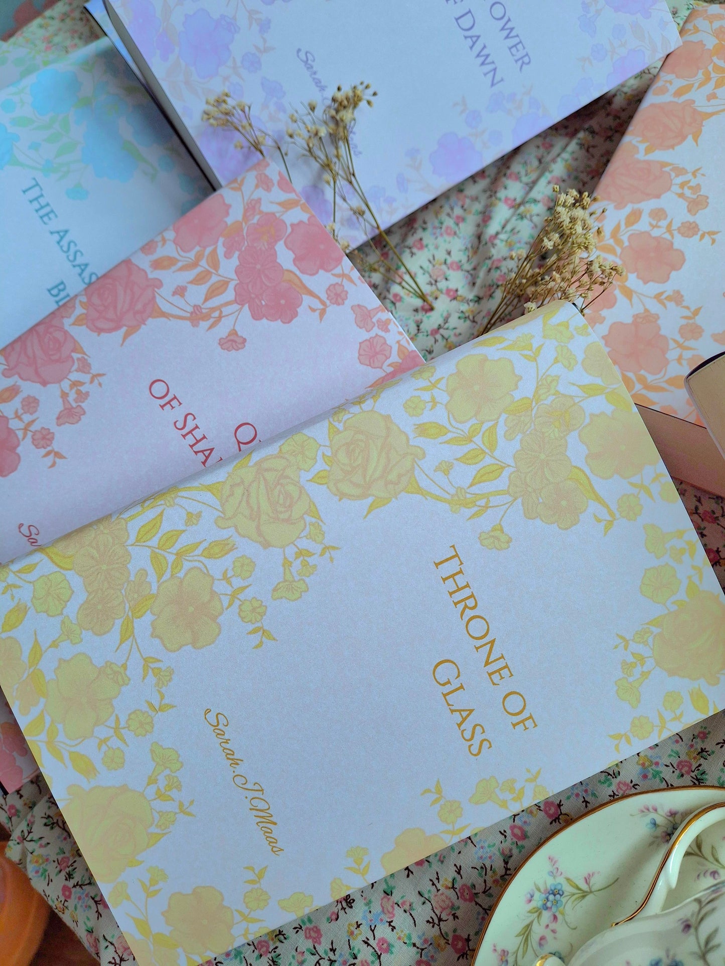 Digital Download. TOG Floral Dust Jackets. Print at Home.