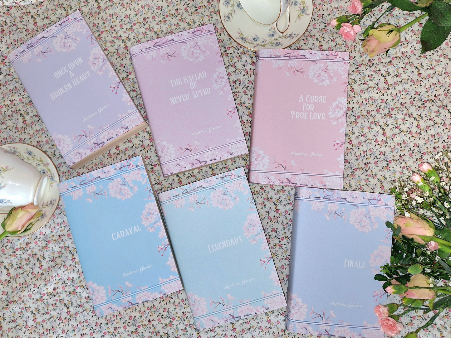 Custom Cherry Blossom Dust Jackets, you choose your Titles and Colours.