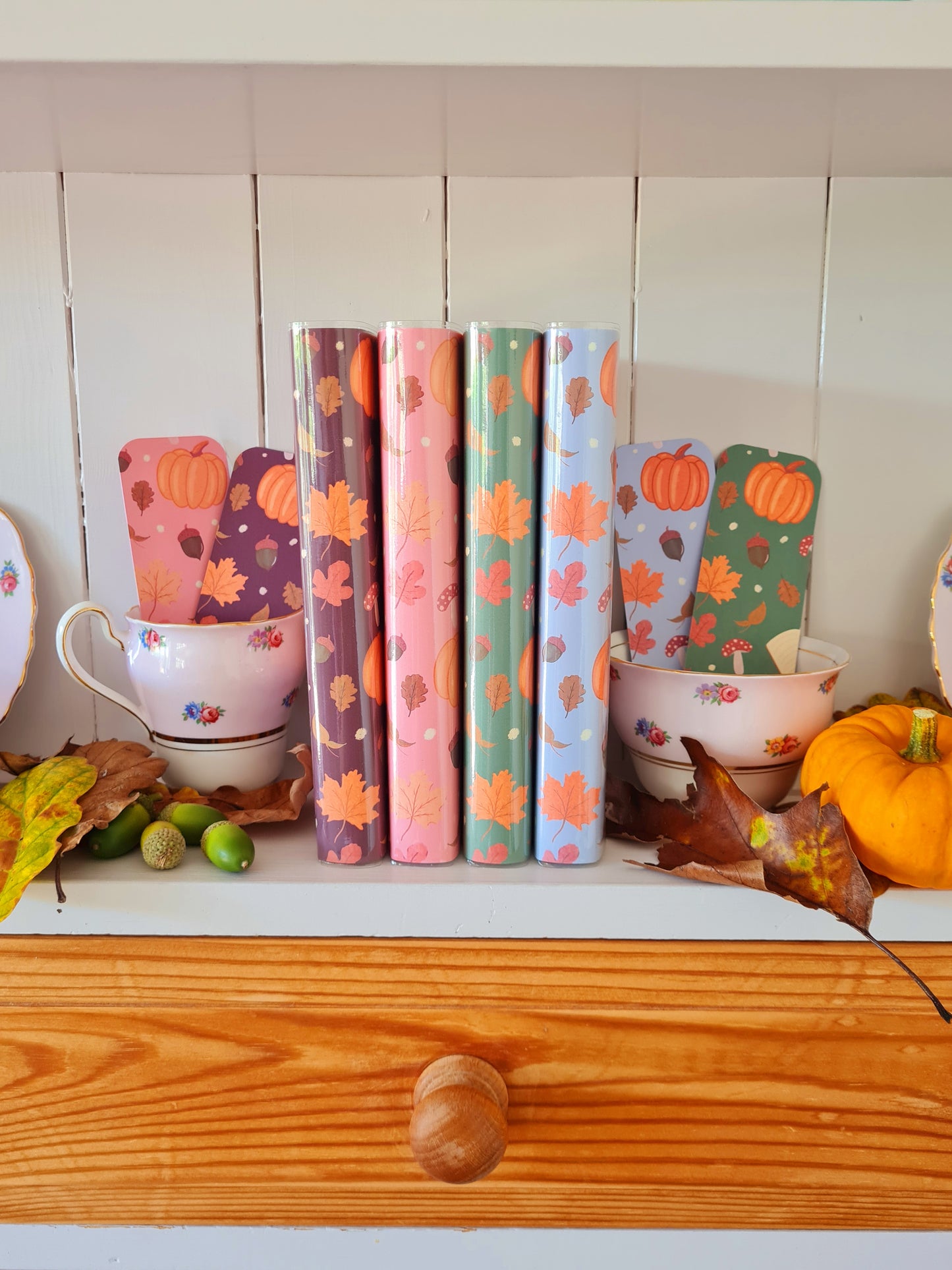 Autmnal/Fall Protective Interchangeable Book Covers.