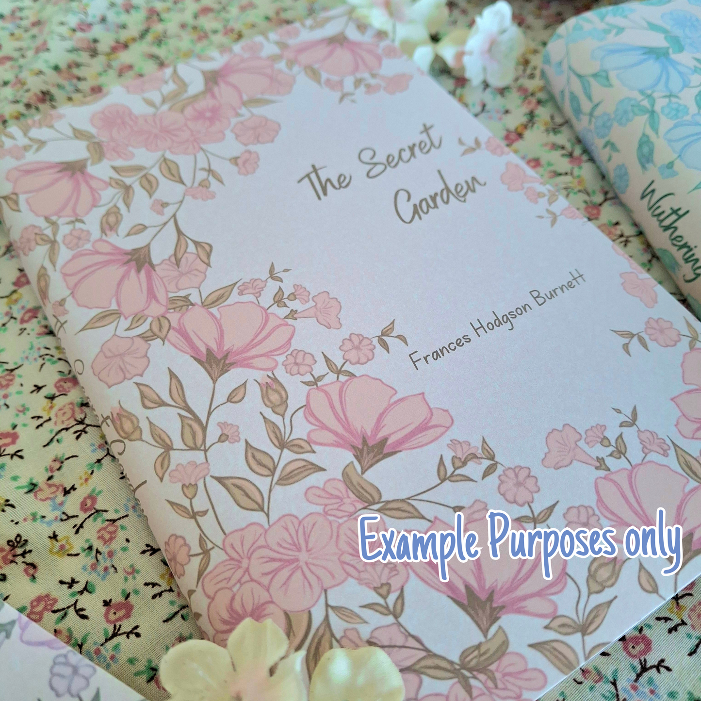 Digital Stunning Flower Decorative Dust Jackets. Editable in Canva. 10 colours