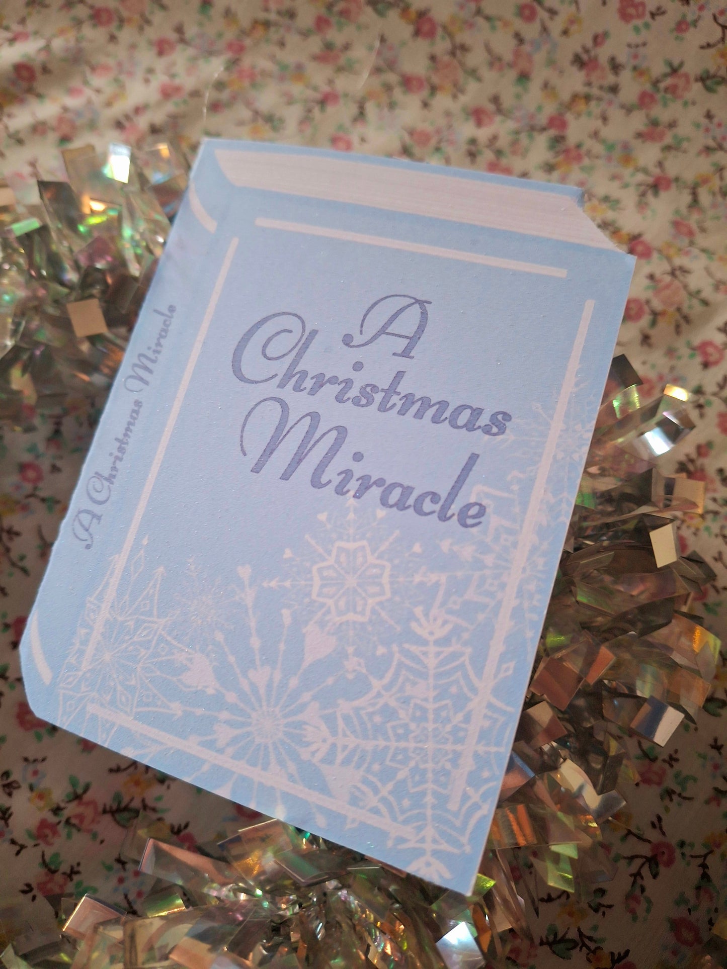 Mini Christmas Book Decorations