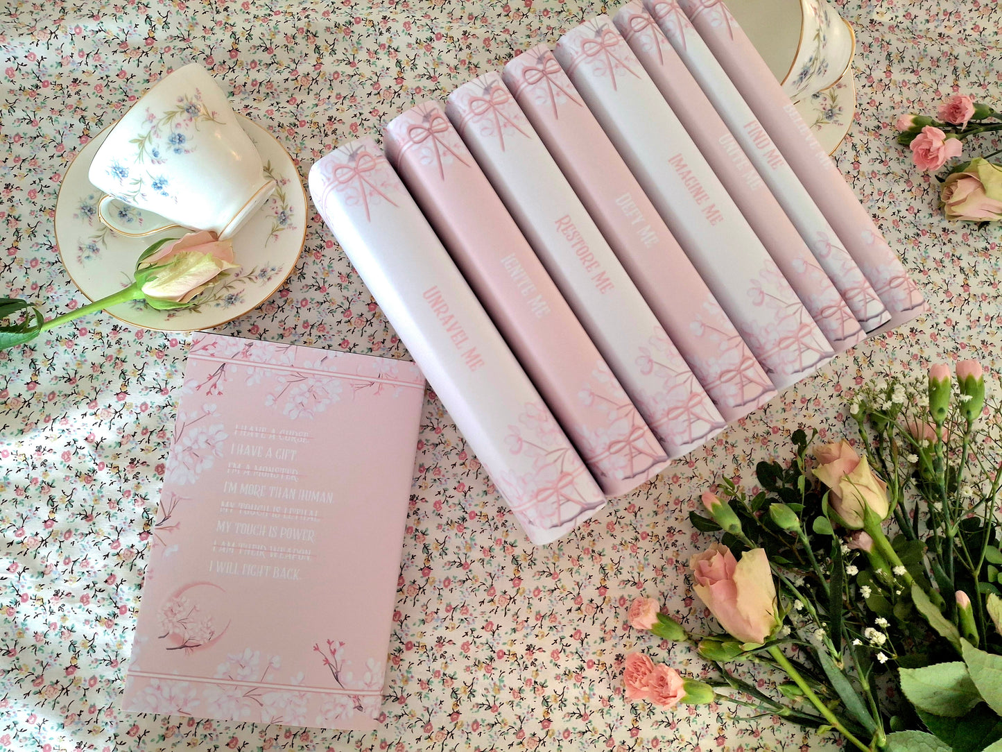Custom Cherry Blossom Dust Jackets, you choose your Titles and Colours.
