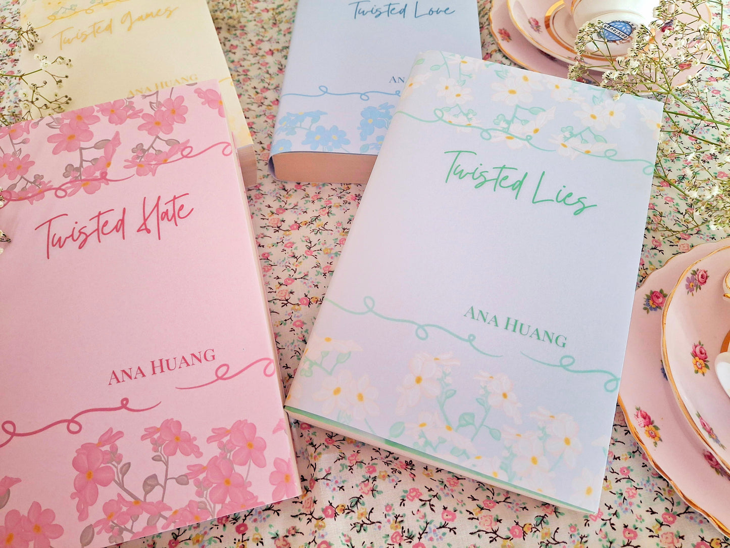 Custom Tall Flower Dust Jackets, you choose your Titles and Colours.