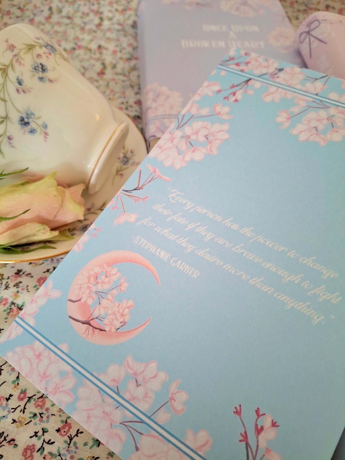 Custom Cherry Blossom Dust Jackets, you choose your Titles and Colours.