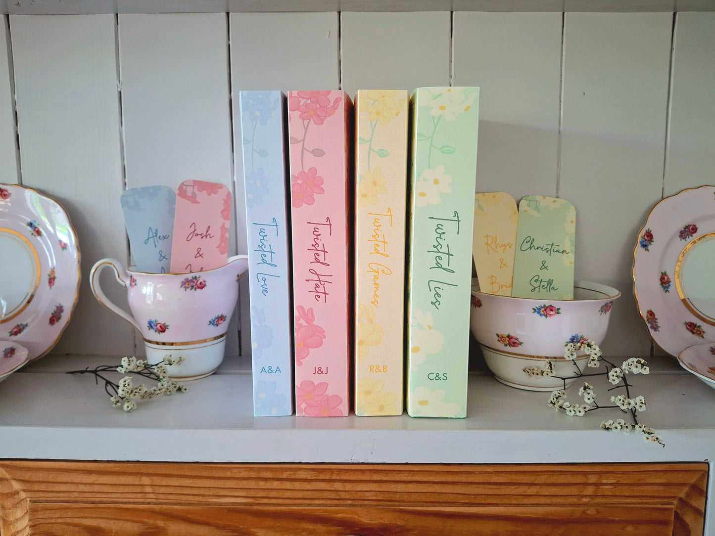 Twisted Romance Dust Covers and Bookmarks