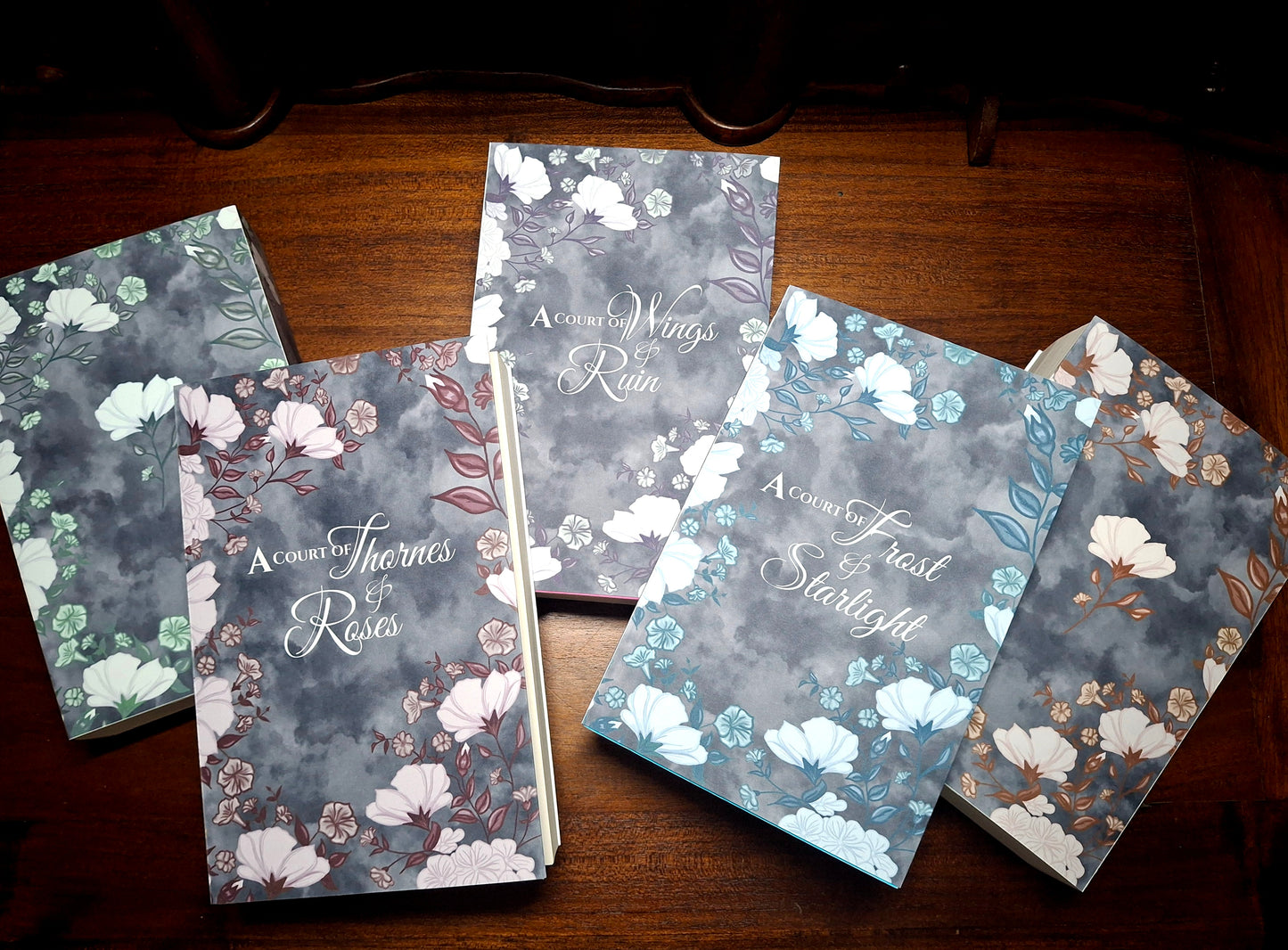 Dark Acotar Book Dust Jackets and Bookmarks
