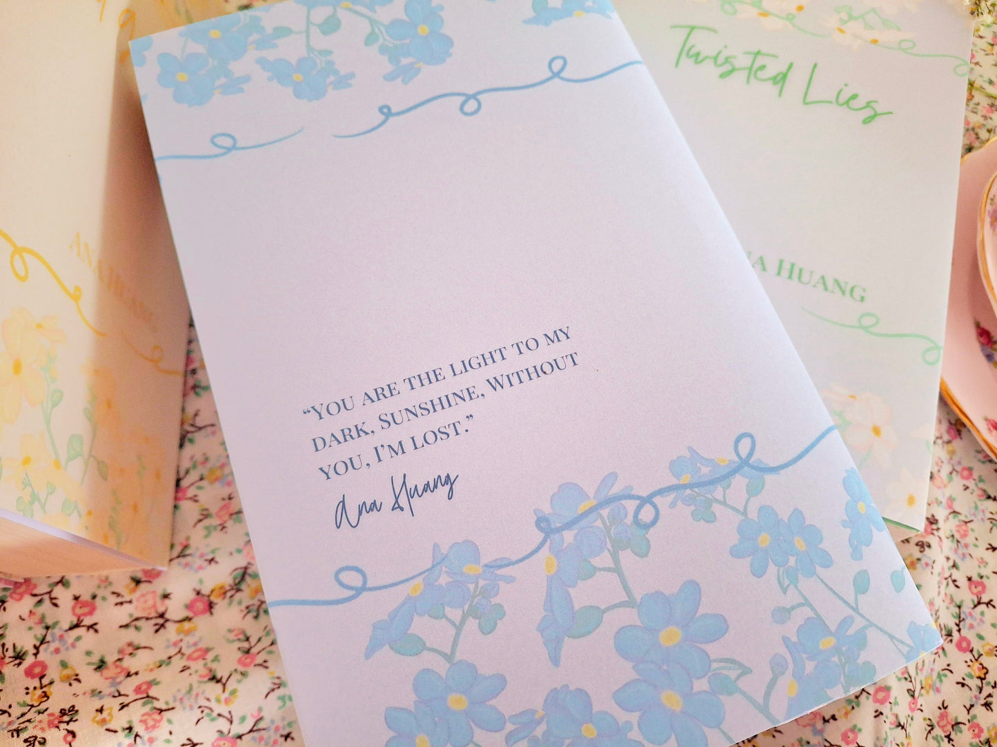 Custom Tall Flower Dust Jackets, you choose your Titles and Colours.