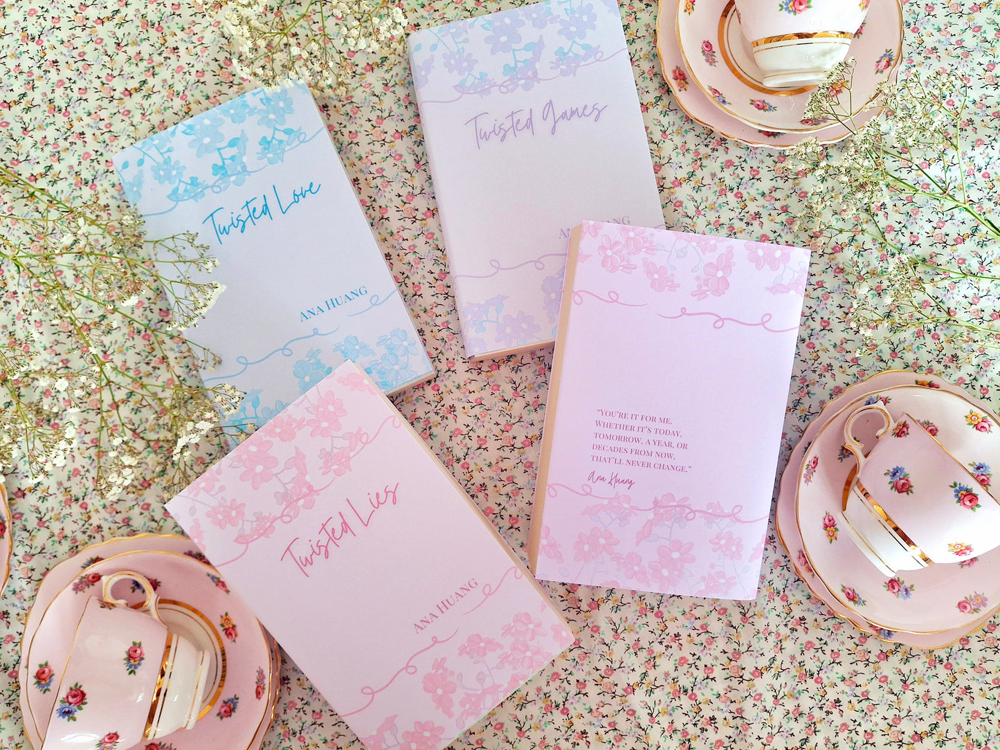 Custom Tall Flower Dust Jackets, you choose your Titles and Colours.