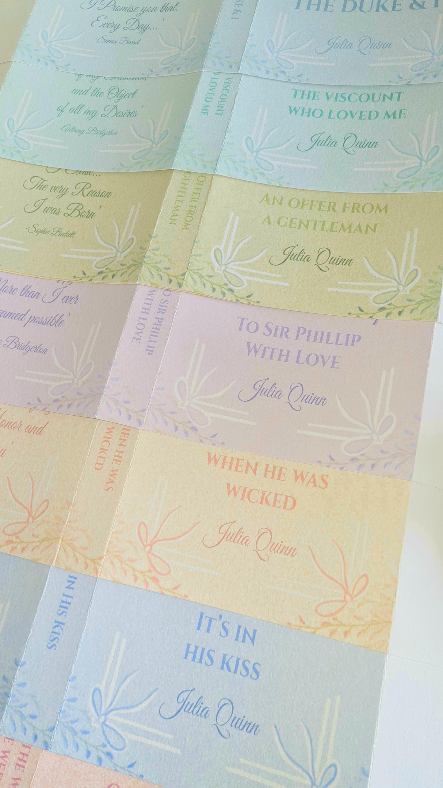 Bridgerton (UK Only) Dust Covers and Bookmarks