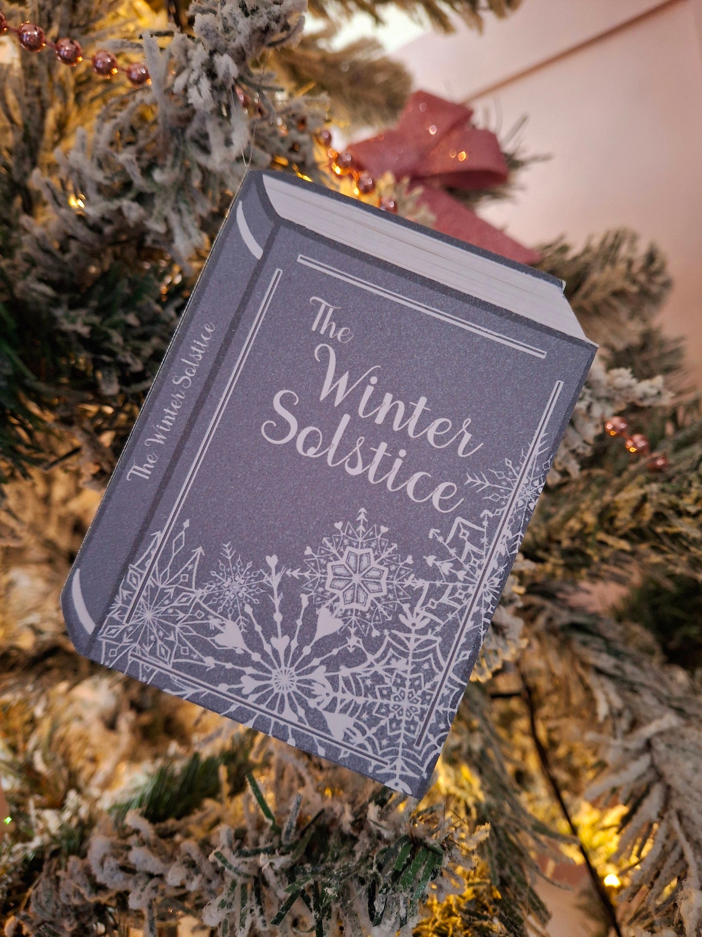 Mini Fantasy Christmas Book Decorations