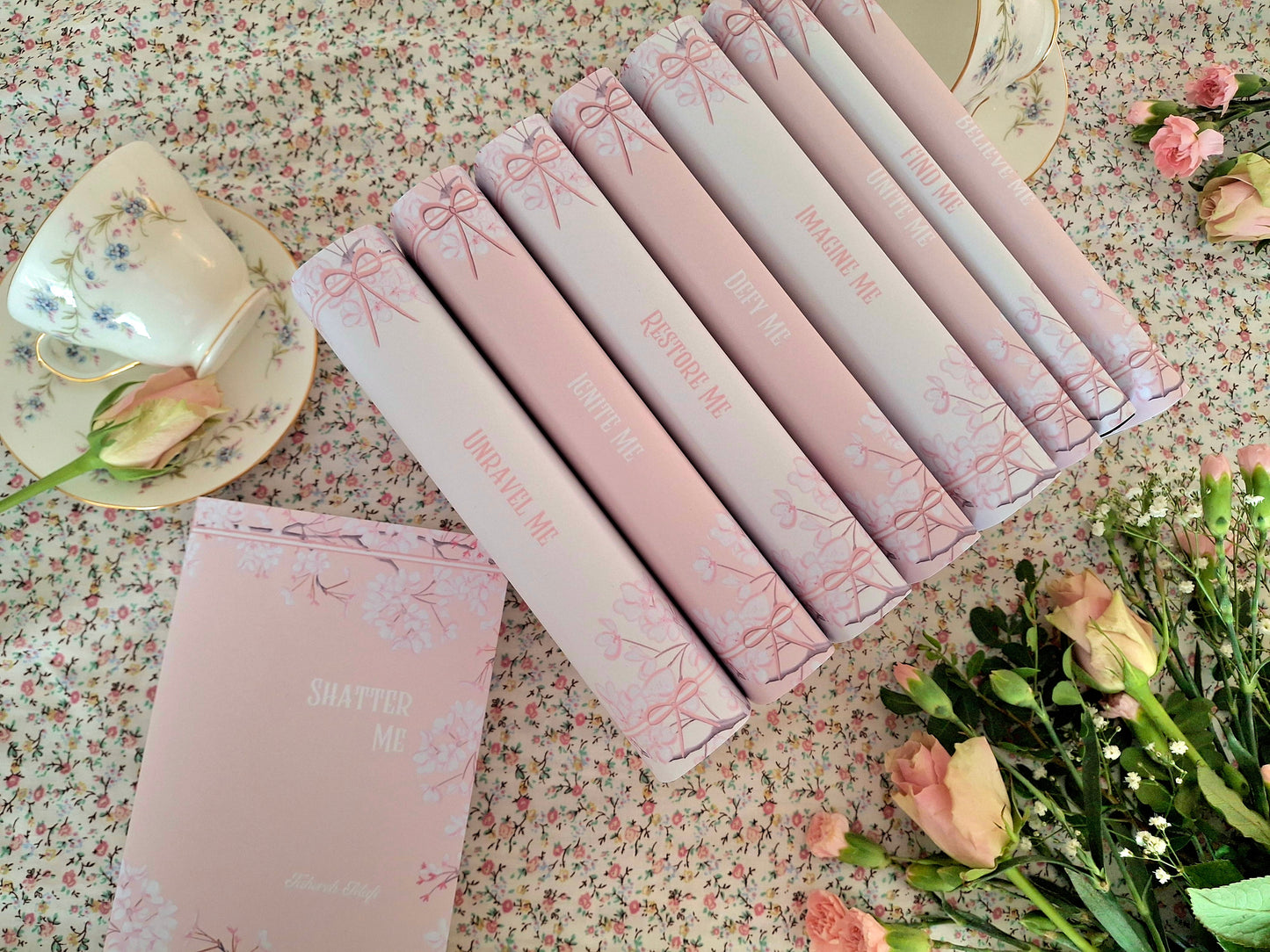Custom Cherry Blossom Dust Jackets, you choose your Titles and Colours.